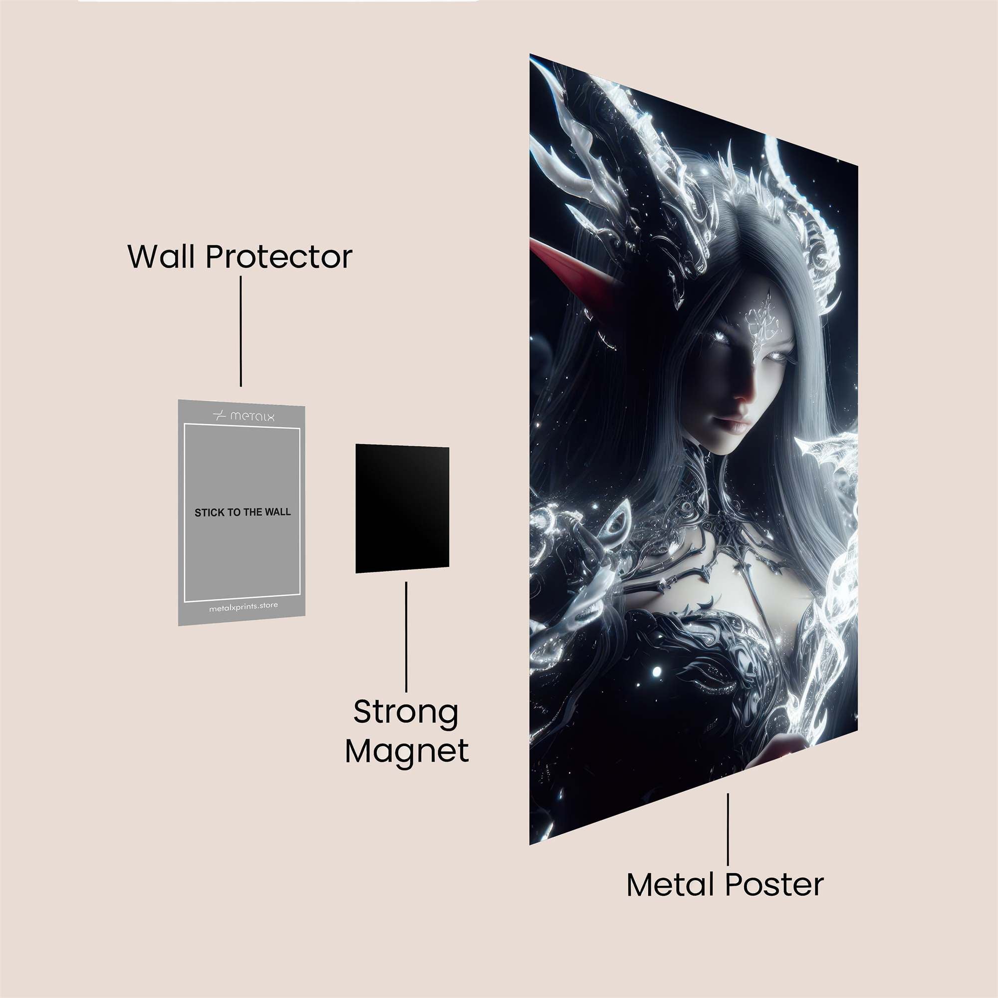 Elf Enigma Safe Wall Magnetic / M