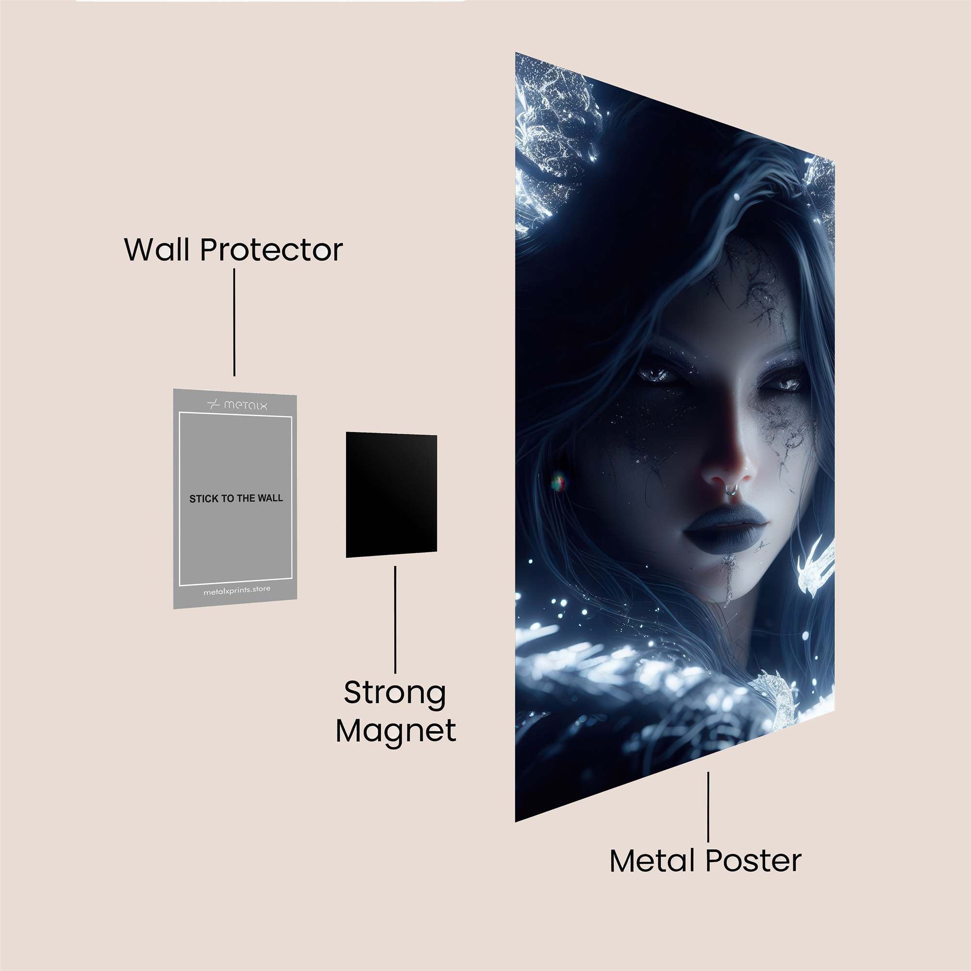 Elf Enigma Safe Wall Magnetic / M