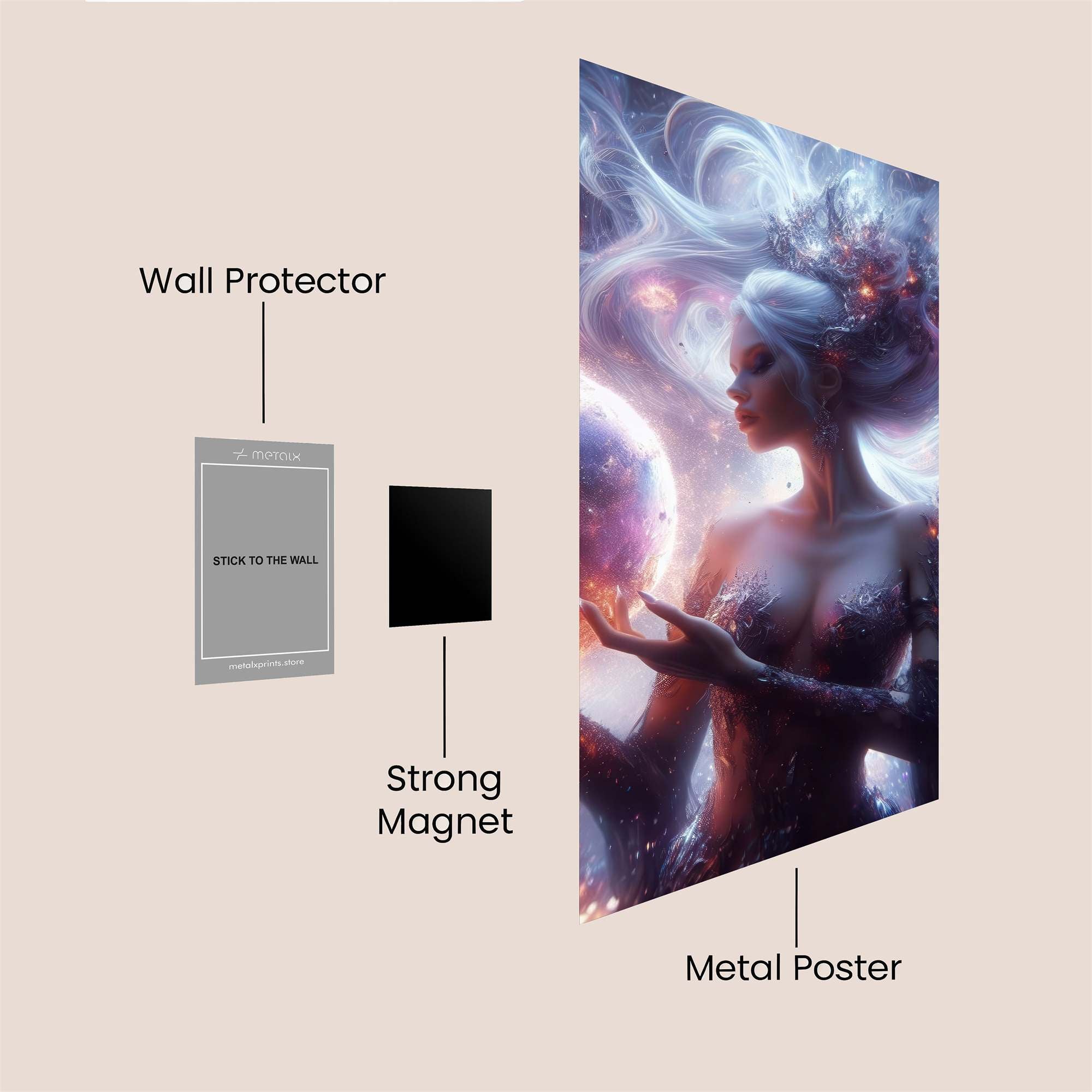 Galactic Enchantress Safe Wall Magnetic / M