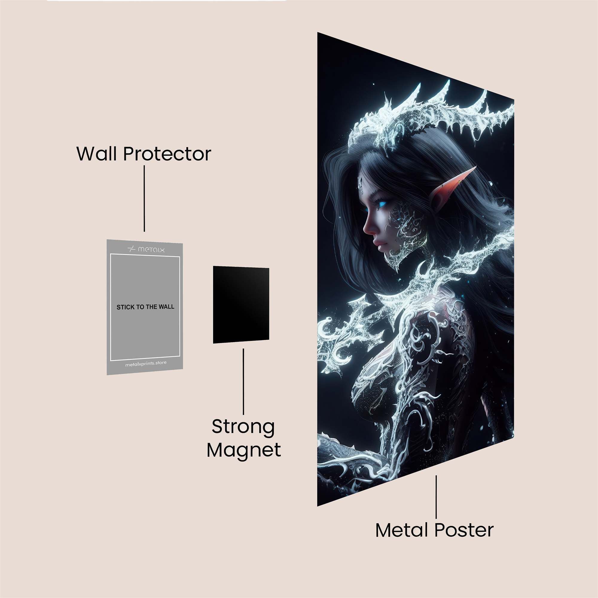 Elf Enigma Safe Wall Magnetic / M