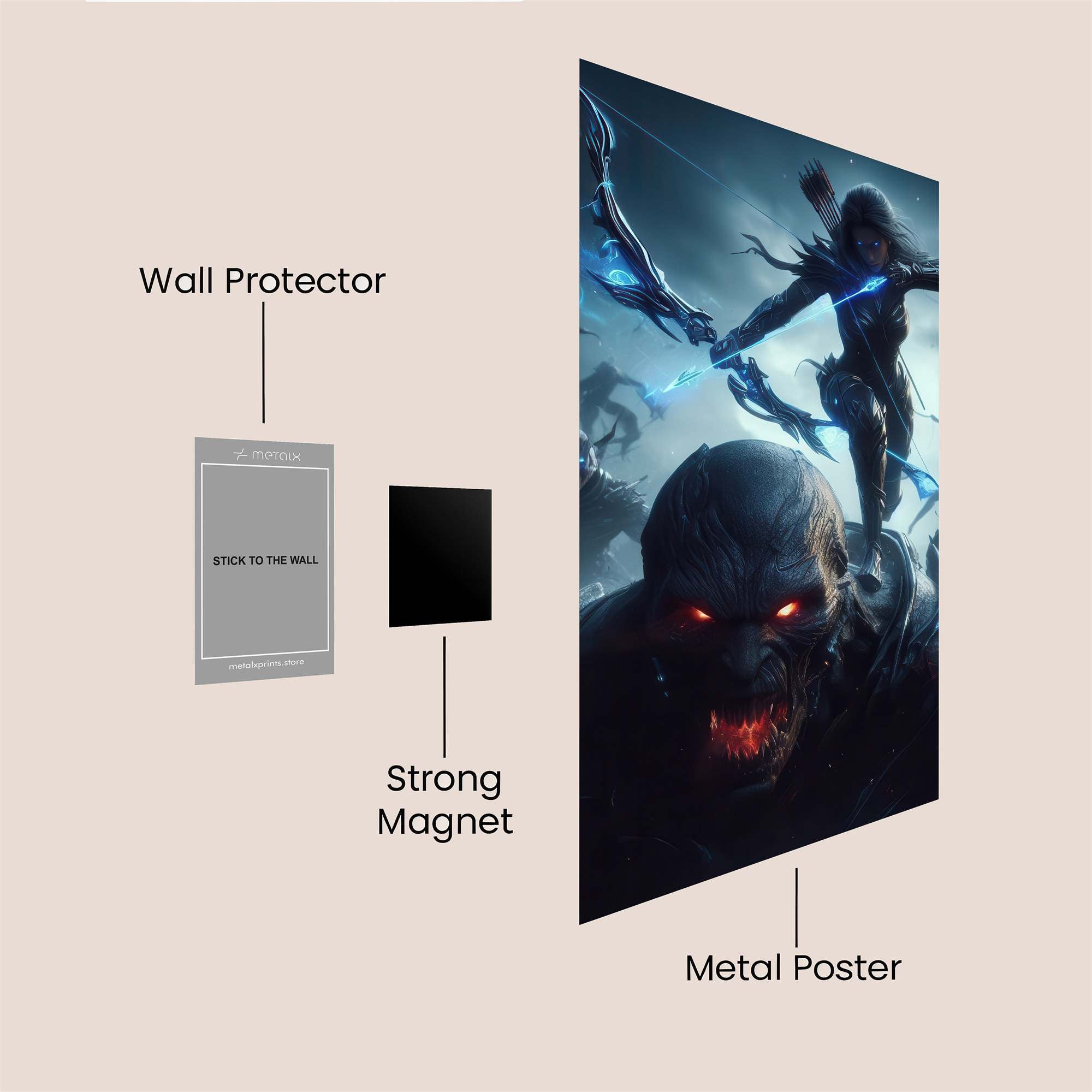 Lara Defiant Safe Wall Magnetic / M