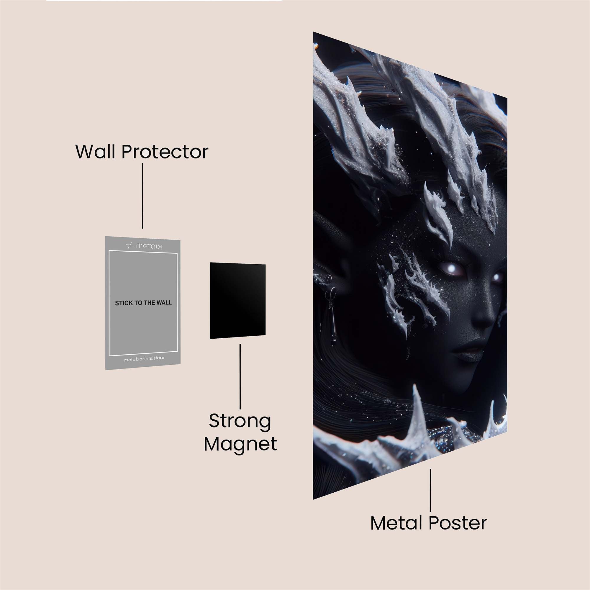 FrostEnigma Safe Wall Magnetic / M