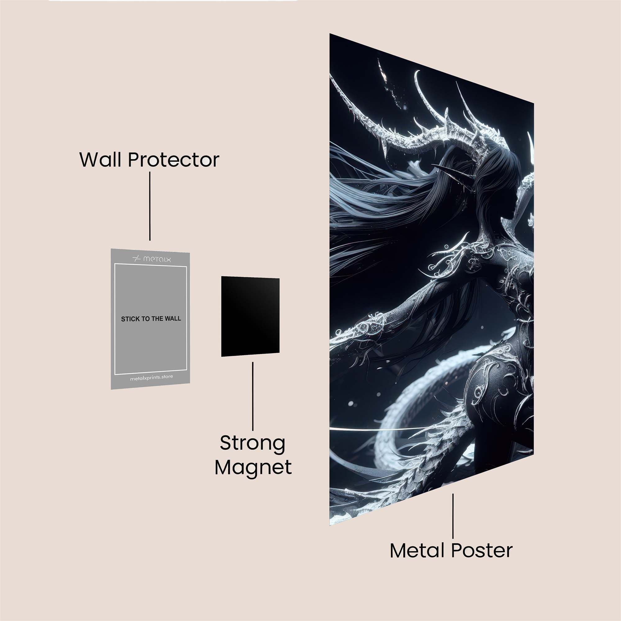 Dragon Enchantress Safe Wall Magnetic / M
