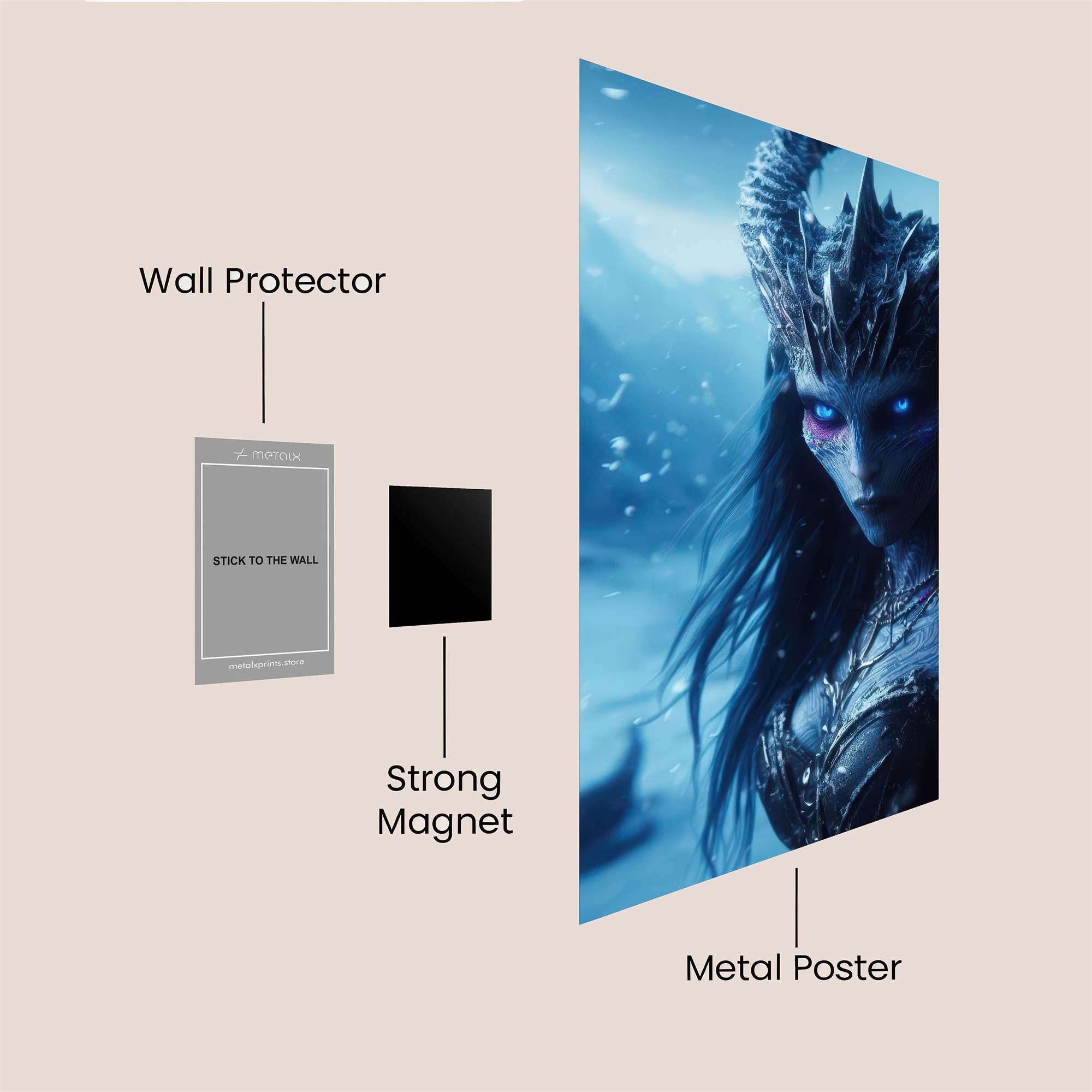 Demon Frost Safe Wall Magnetic / M