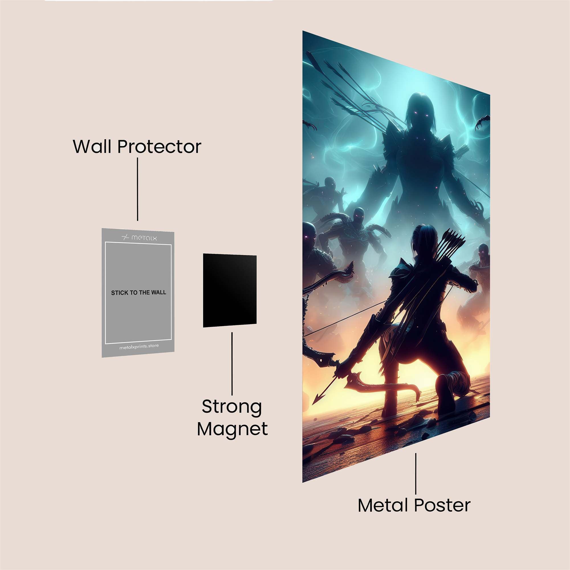 Hawkeye Defiant Safe Wall Magnetic / M