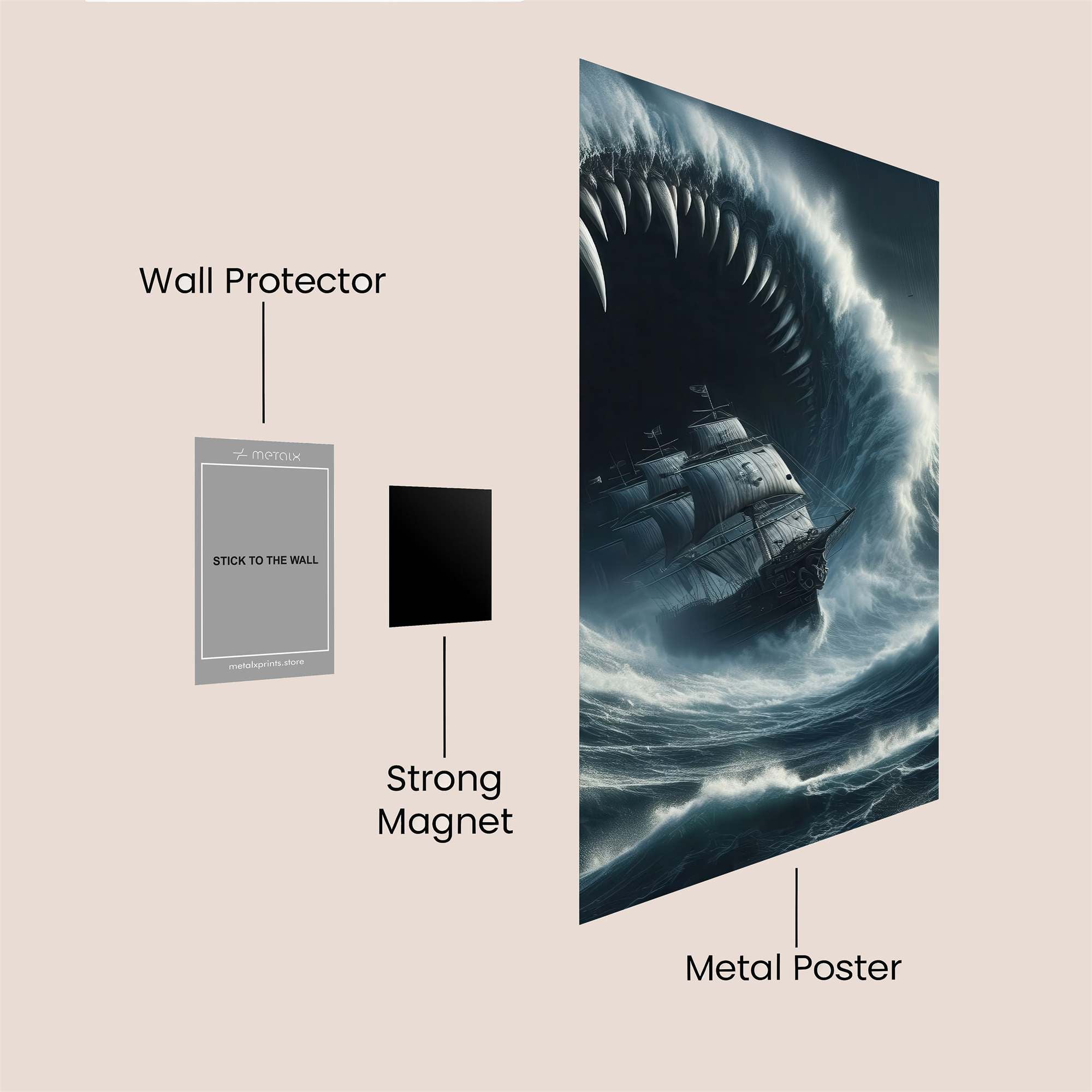 Kraken's Doom Safe Wall Magnetic / M