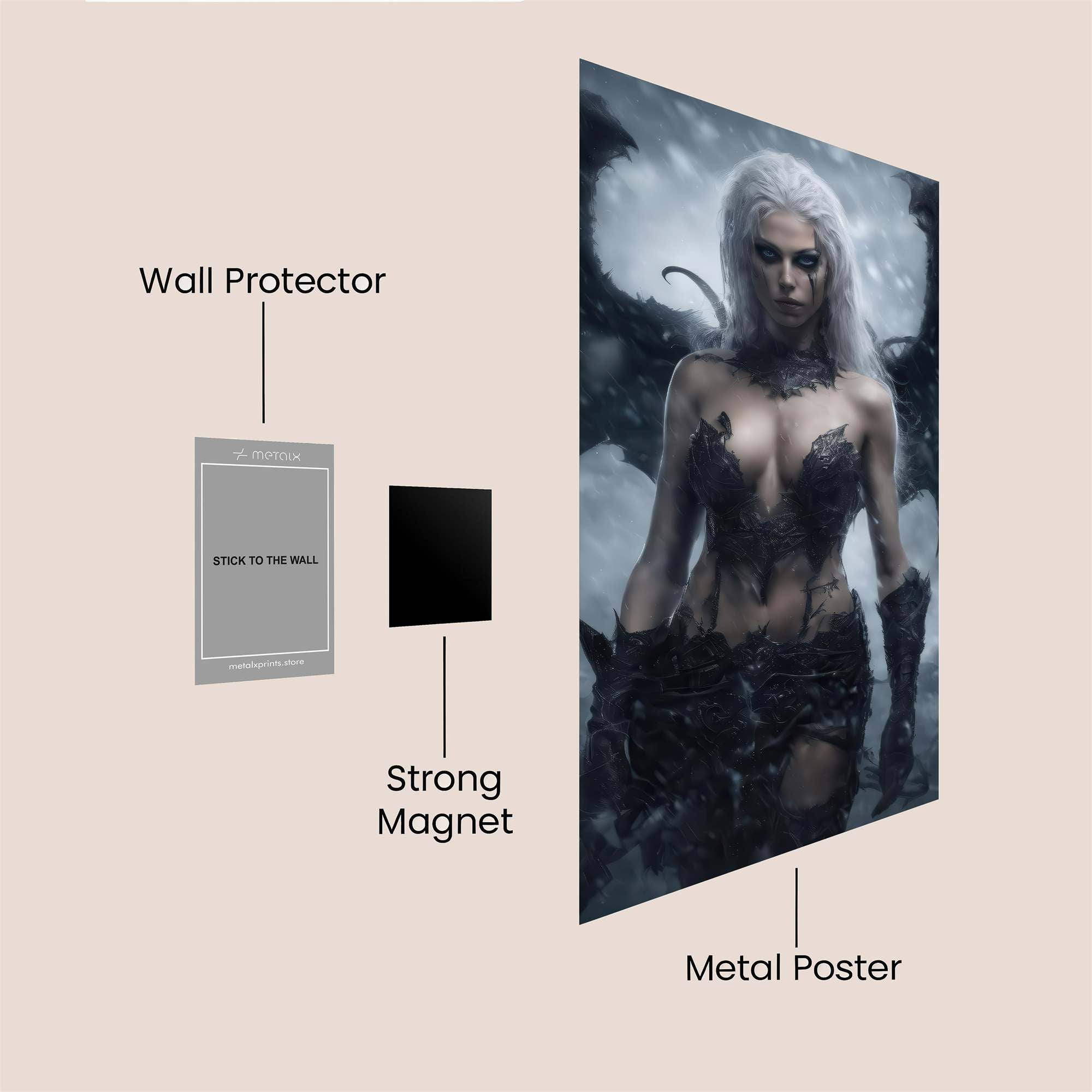 Demon Frost Safe Wall Magnetic / M