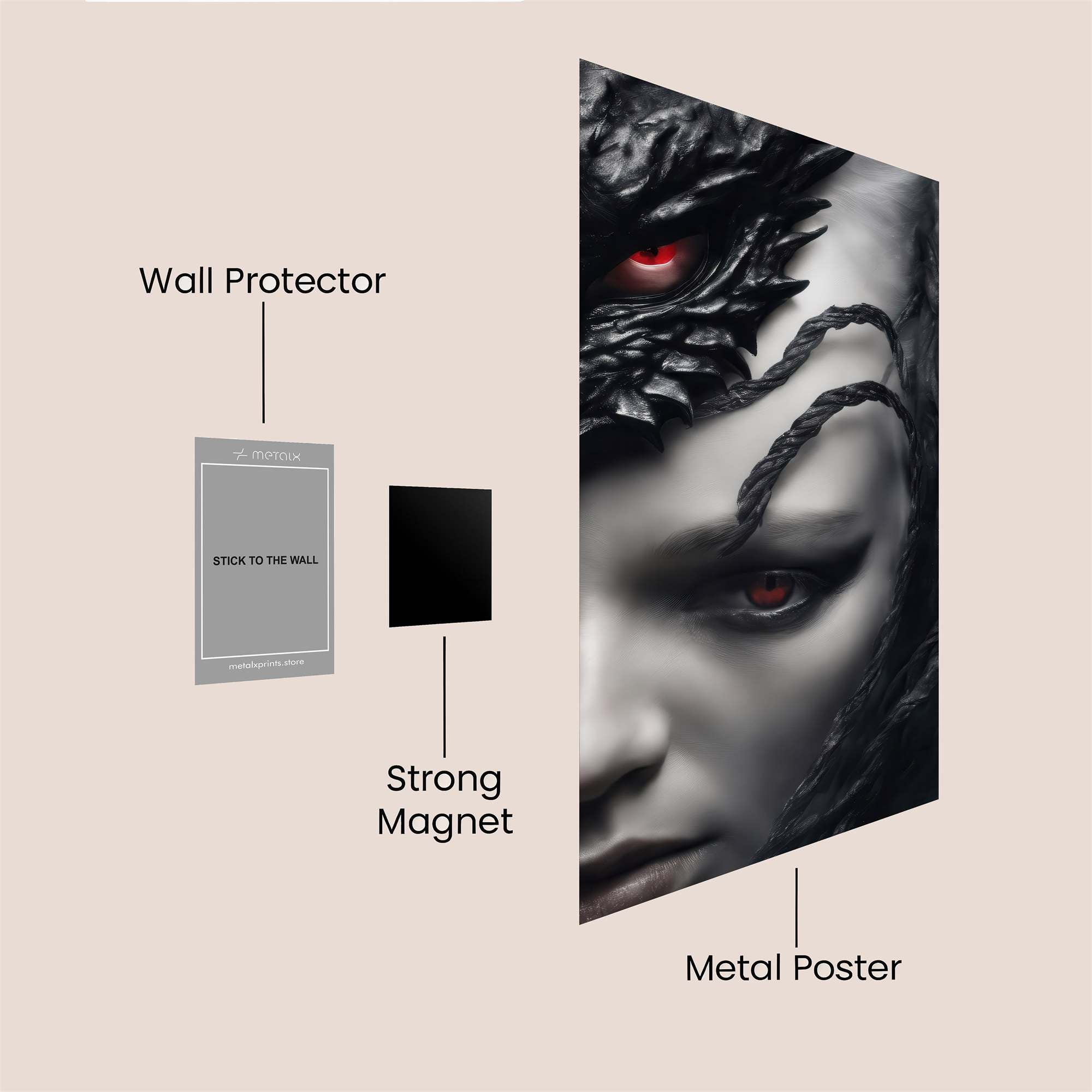 Dragon Enigma Safe Wall Magnetic / M