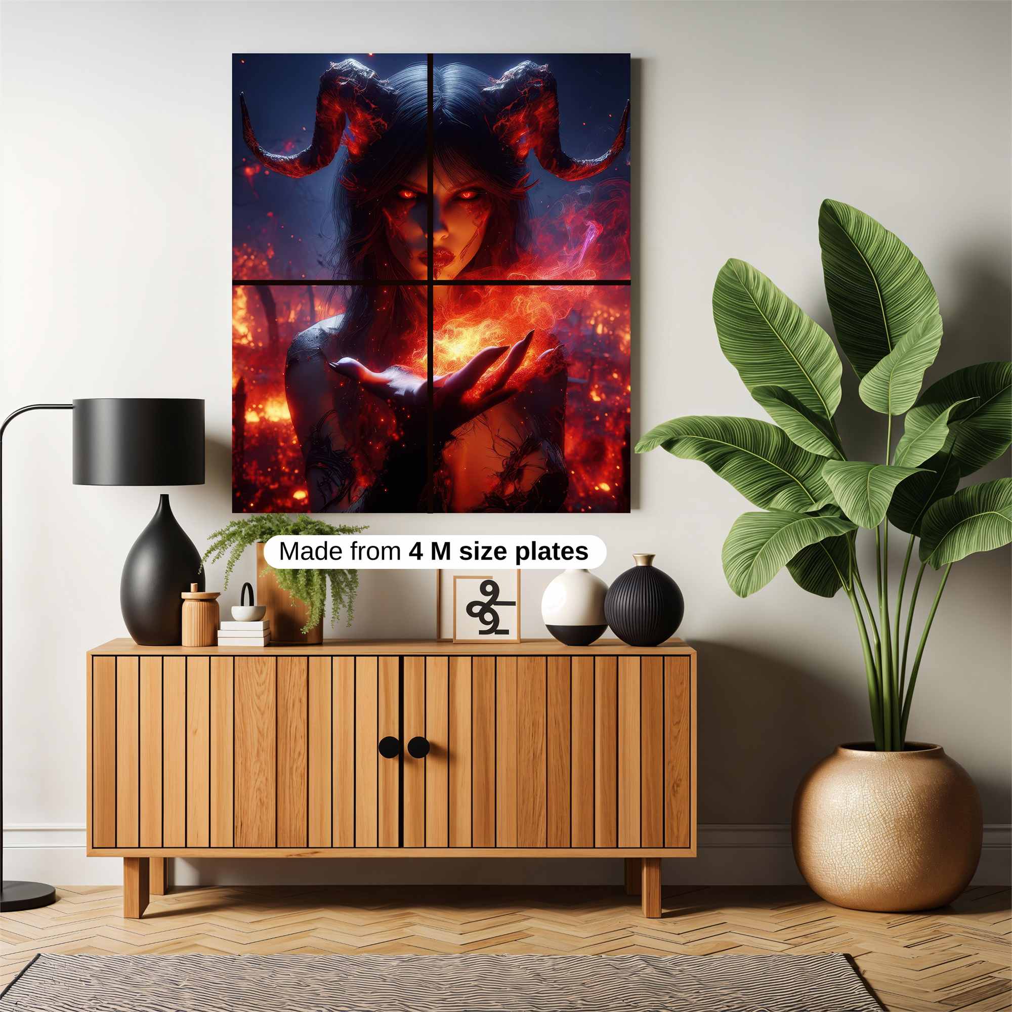 Demon Enchantress Safe Wall Magnetic / M