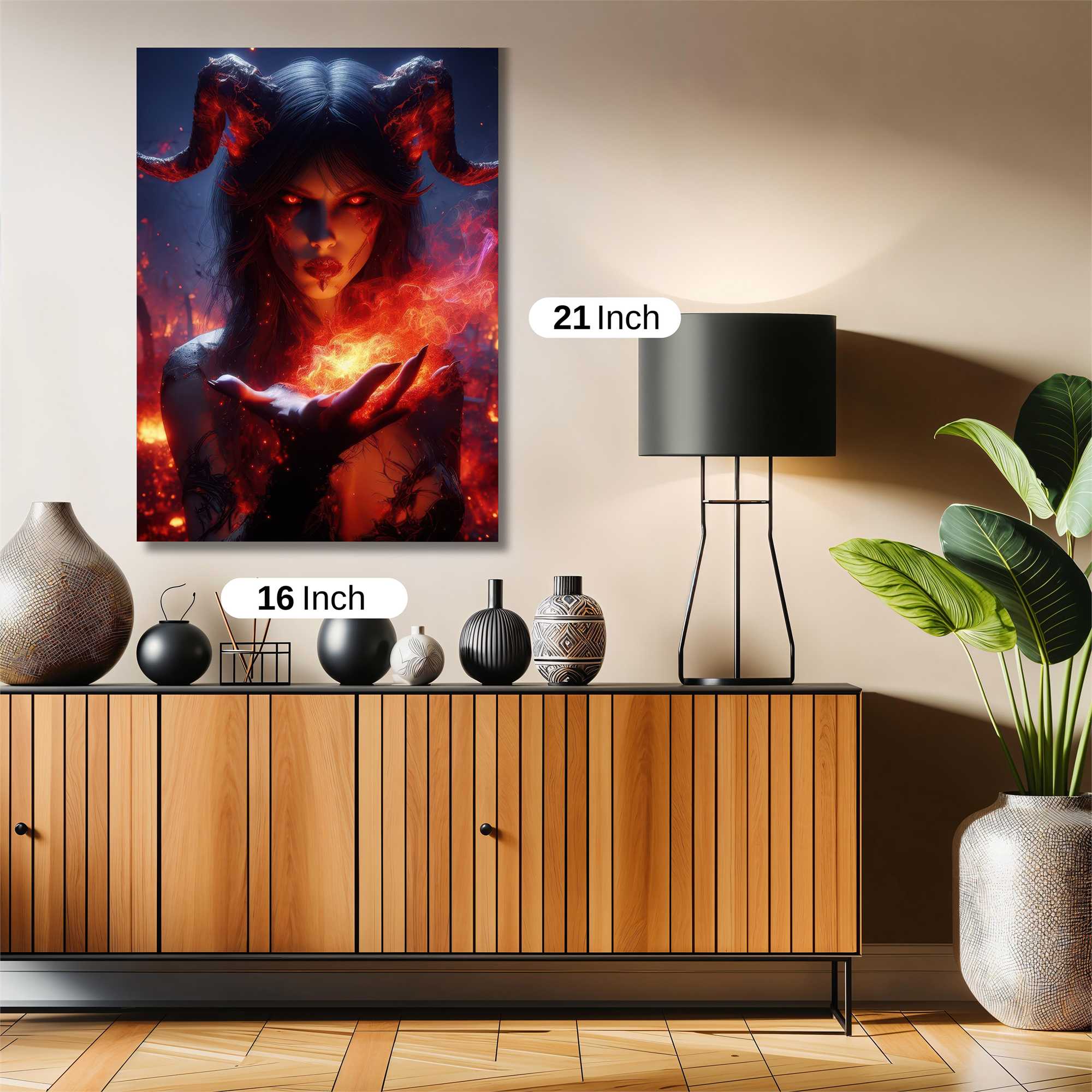 Demon Enchantress Safe Wall Magnetic / M
