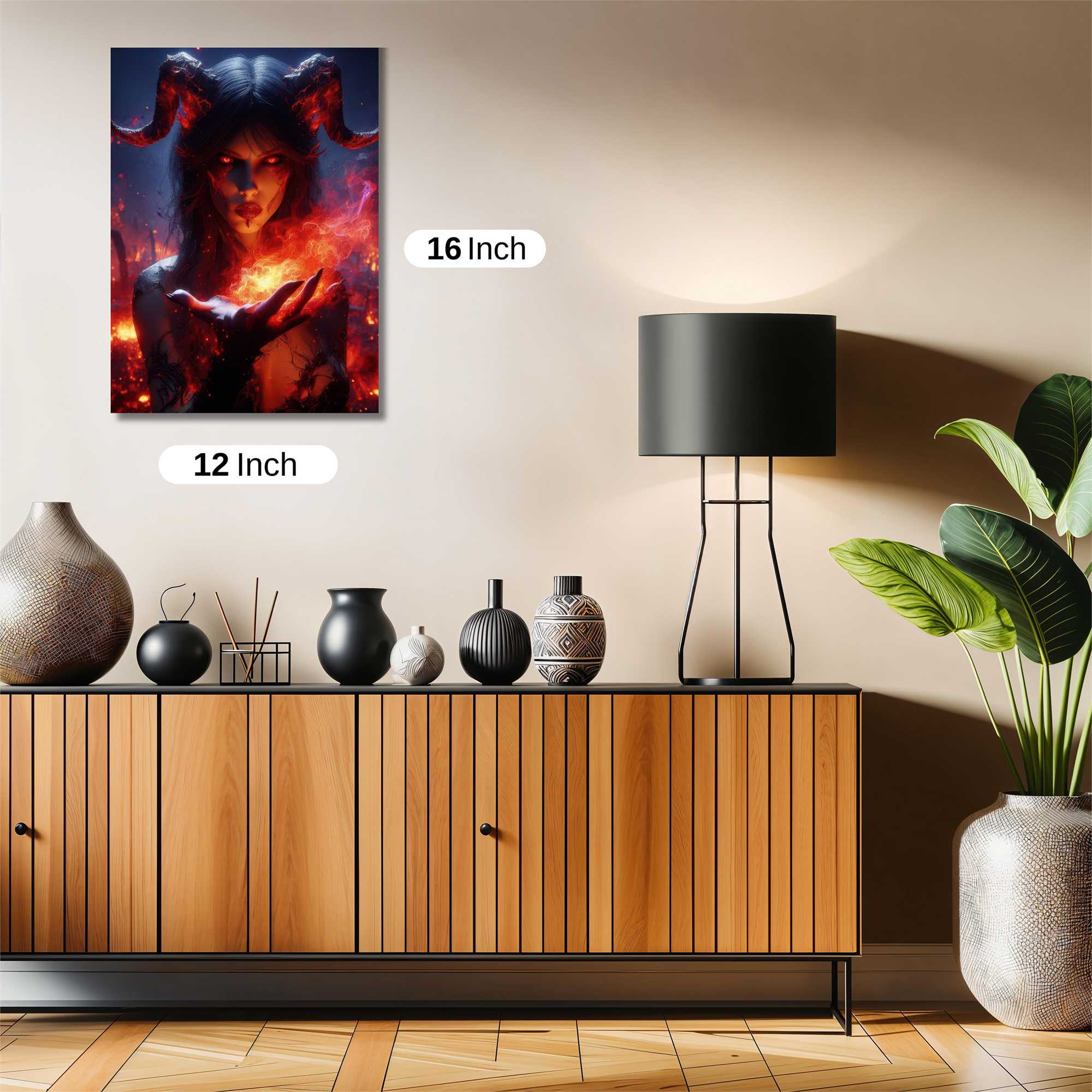 Demon Enchantress Safe Wall Magnetic / M