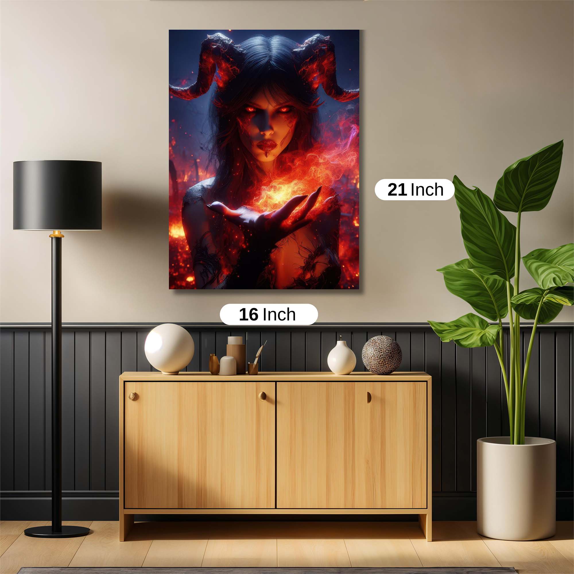 Demon Enchantress Safe Wall Magnetic / M