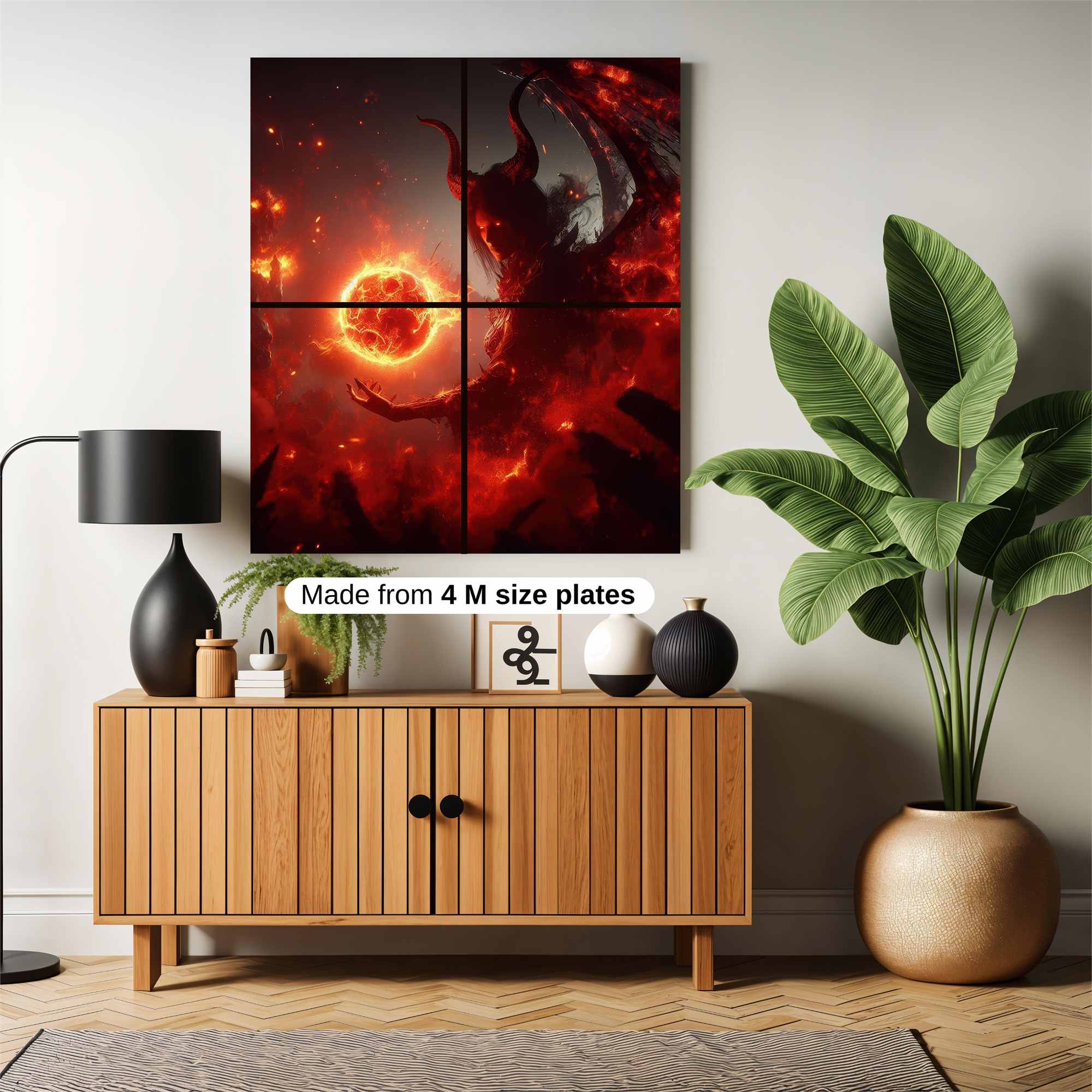 Demon Blaze Safe Wall Magnetic / M