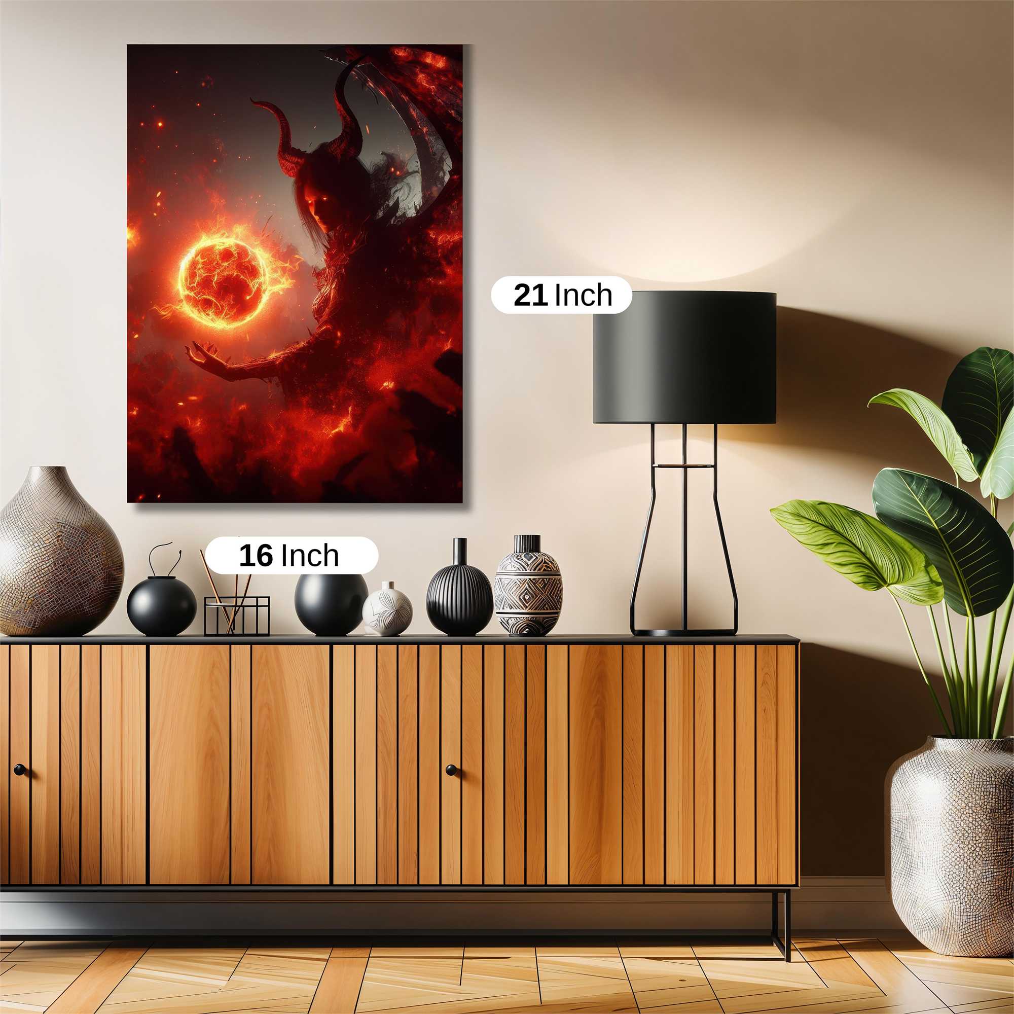Demon Blaze Safe Wall Magnetic / M