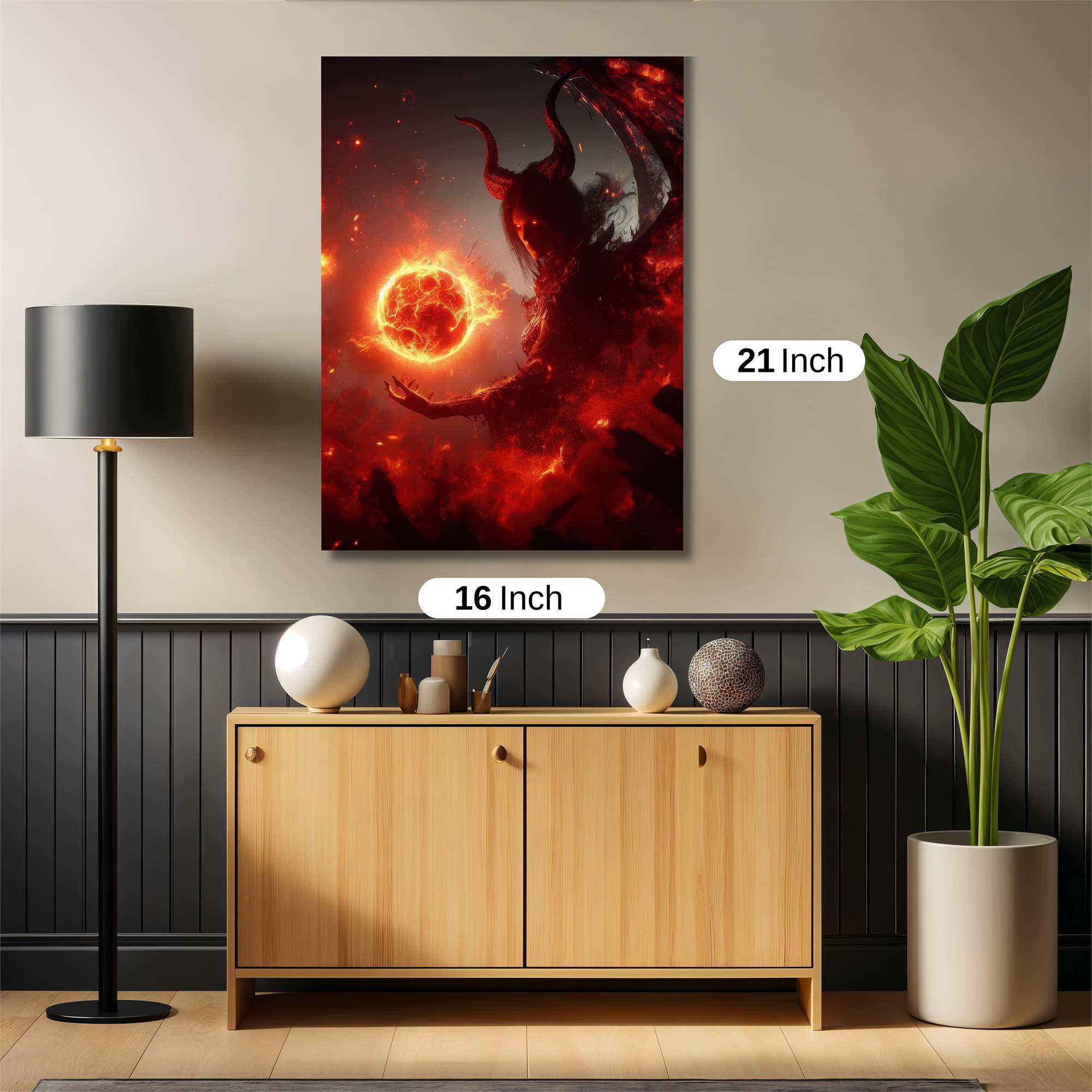 Demon Blaze Safe Wall Magnetic / M