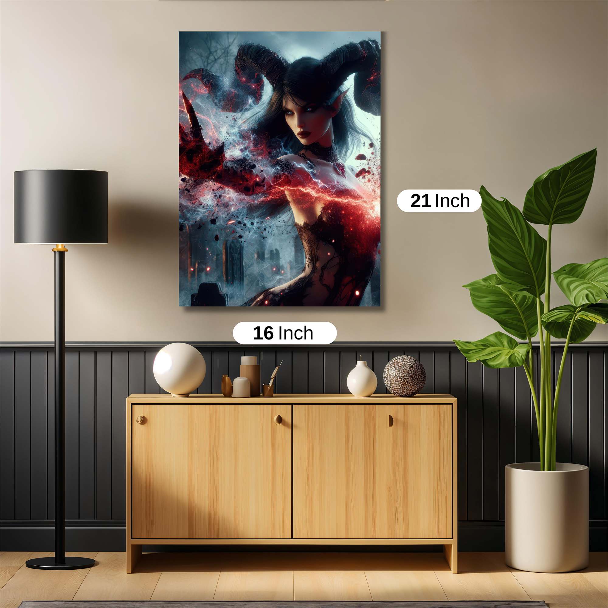 Demon Fury Safe Wall Magnetic / M