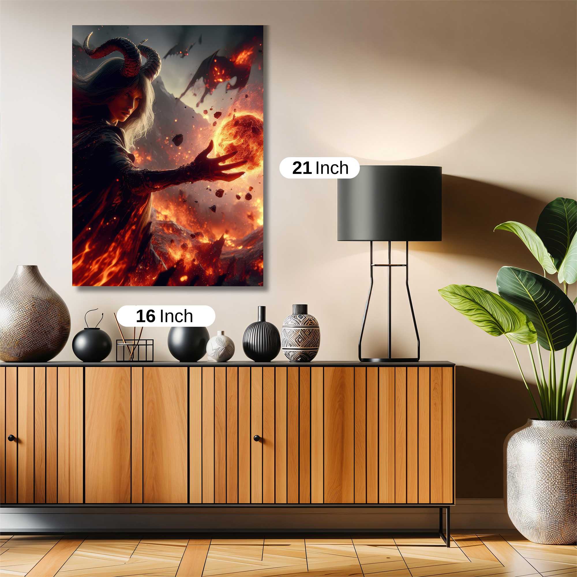 Demon Enraged Safe Wall Magnetic / M