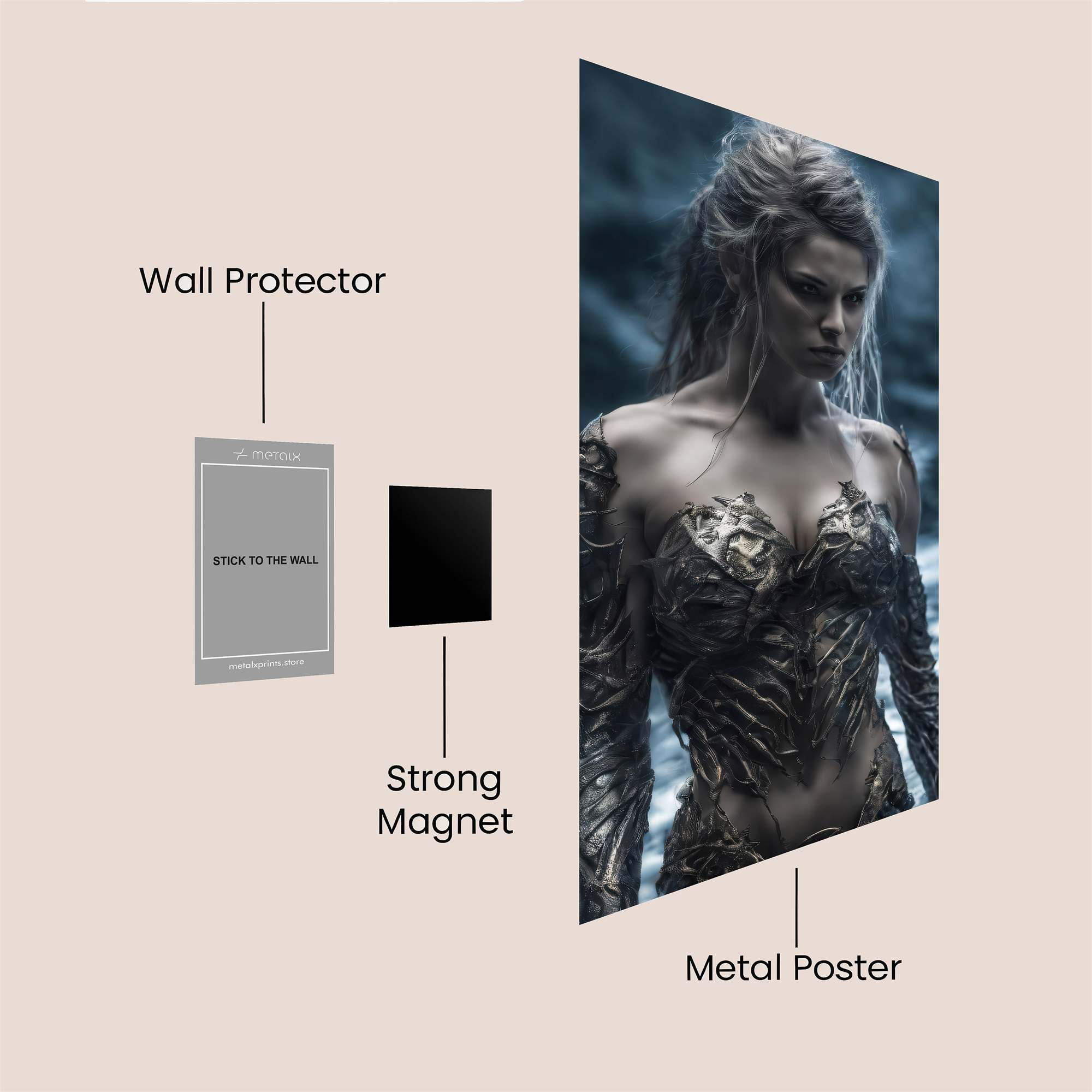 Siren Enigma Safe Wall Magnetic / M