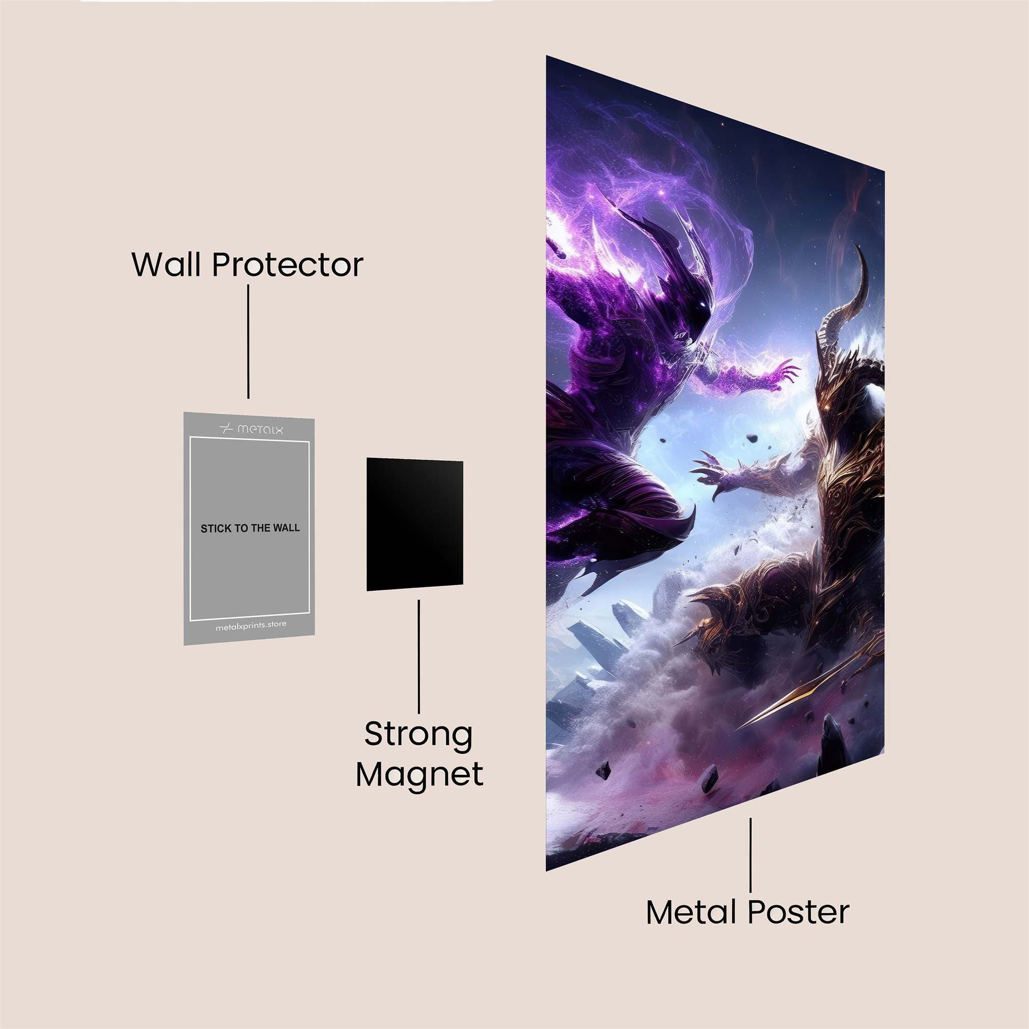 Demonic Clash Safe Wall Magnetic / M