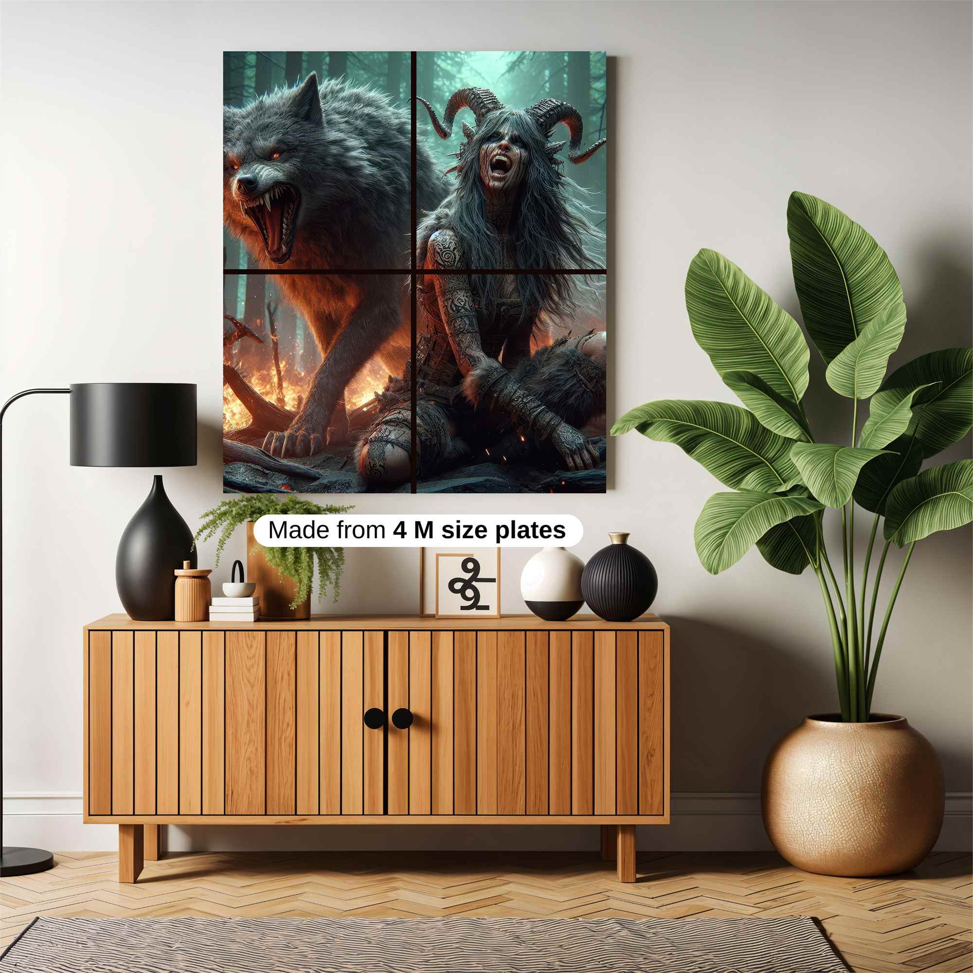 Wolfen Fury Safe Wall Magnetic / M