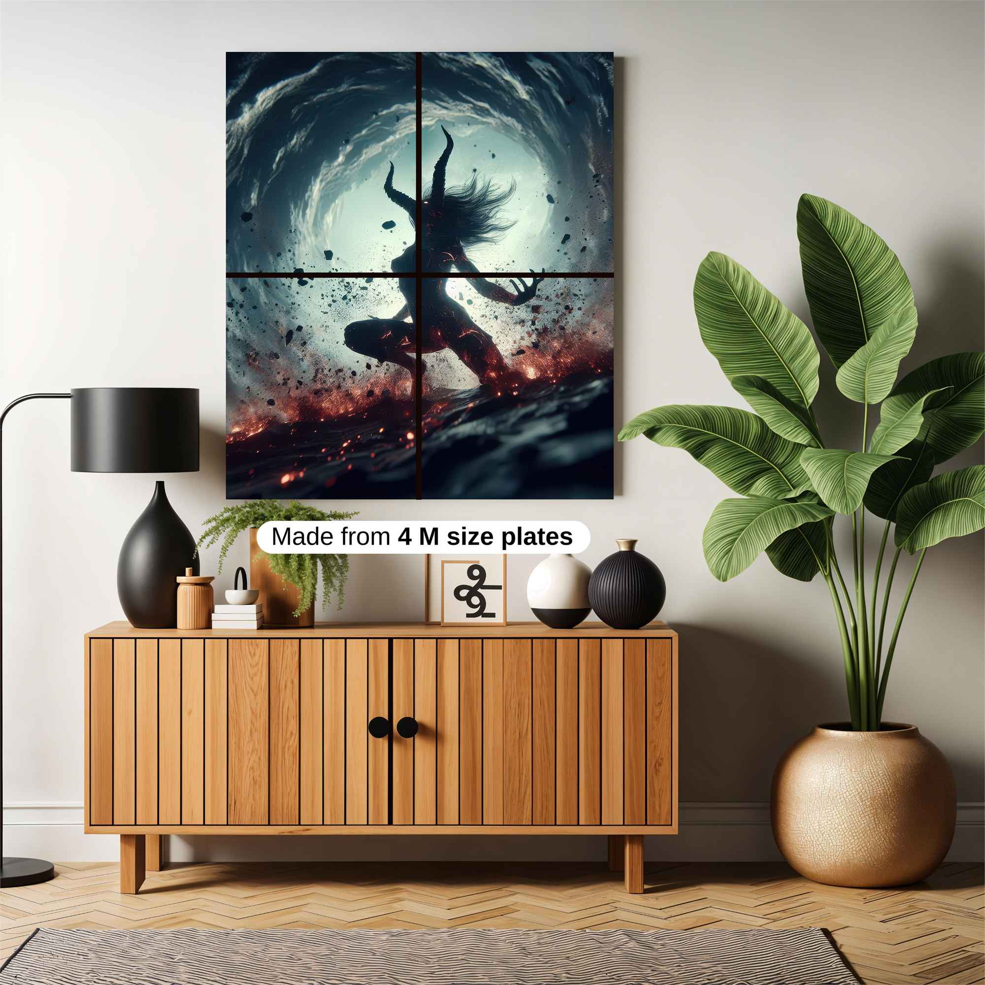 Demon Unleashed Safe Wall Magnetic / M