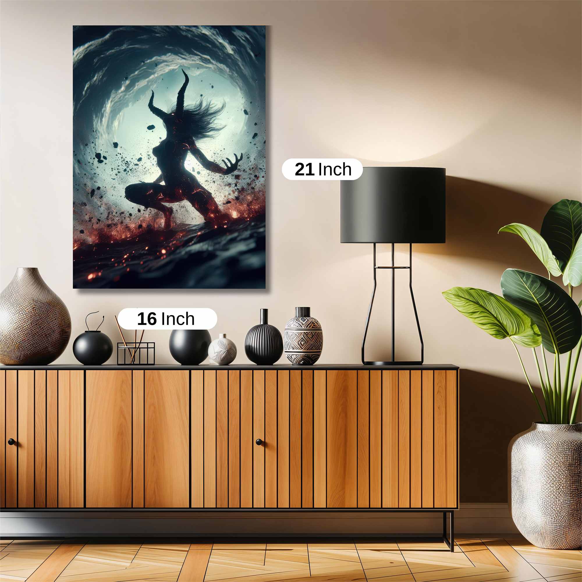 Demon Unleashed Safe Wall Magnetic / M