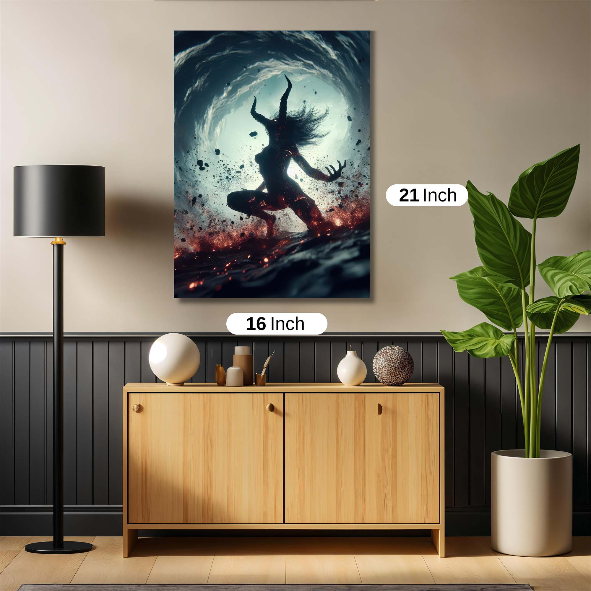 Demon Unleashed Safe Wall Magnetic / M