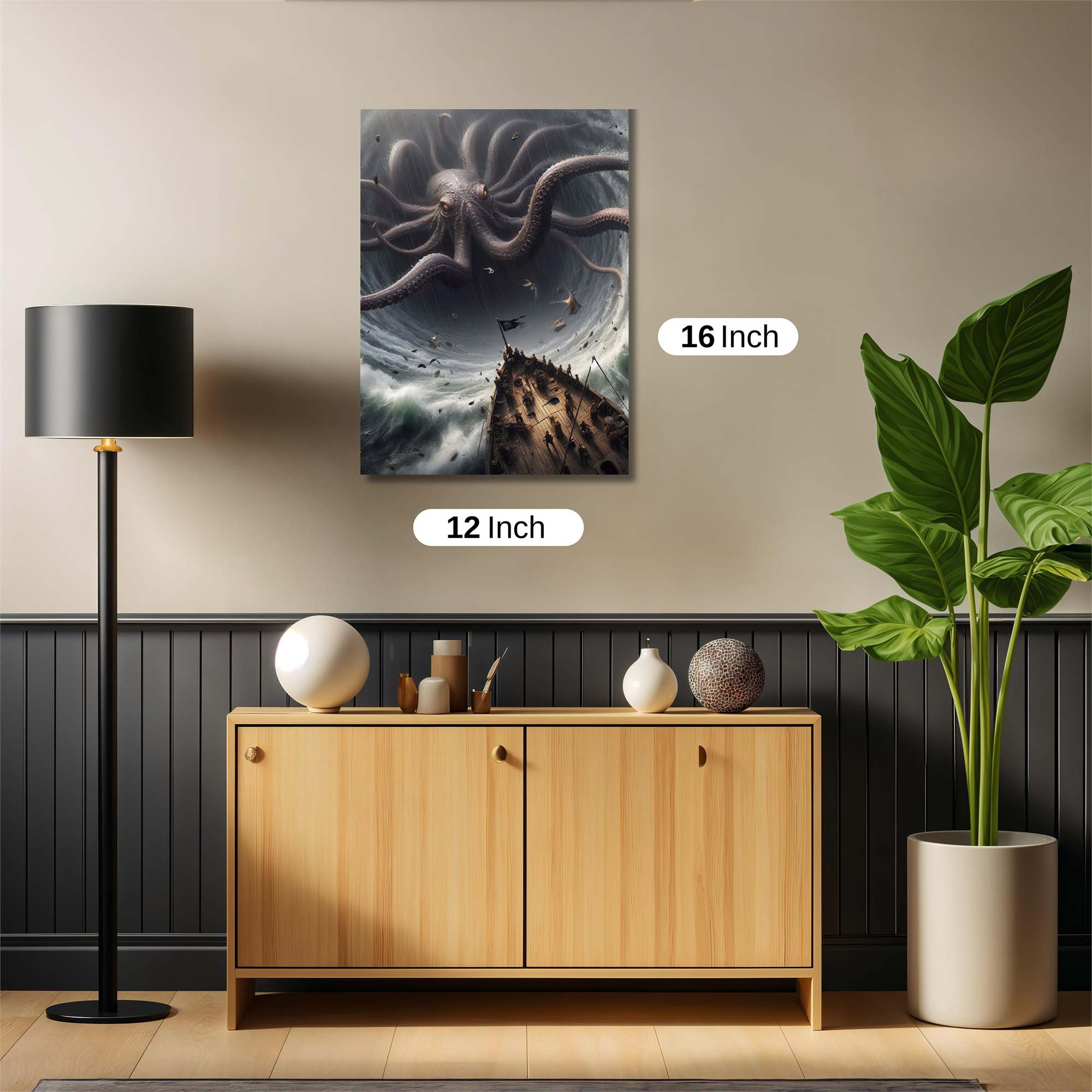 Kraken Fury Safe Wall Magnetic / M