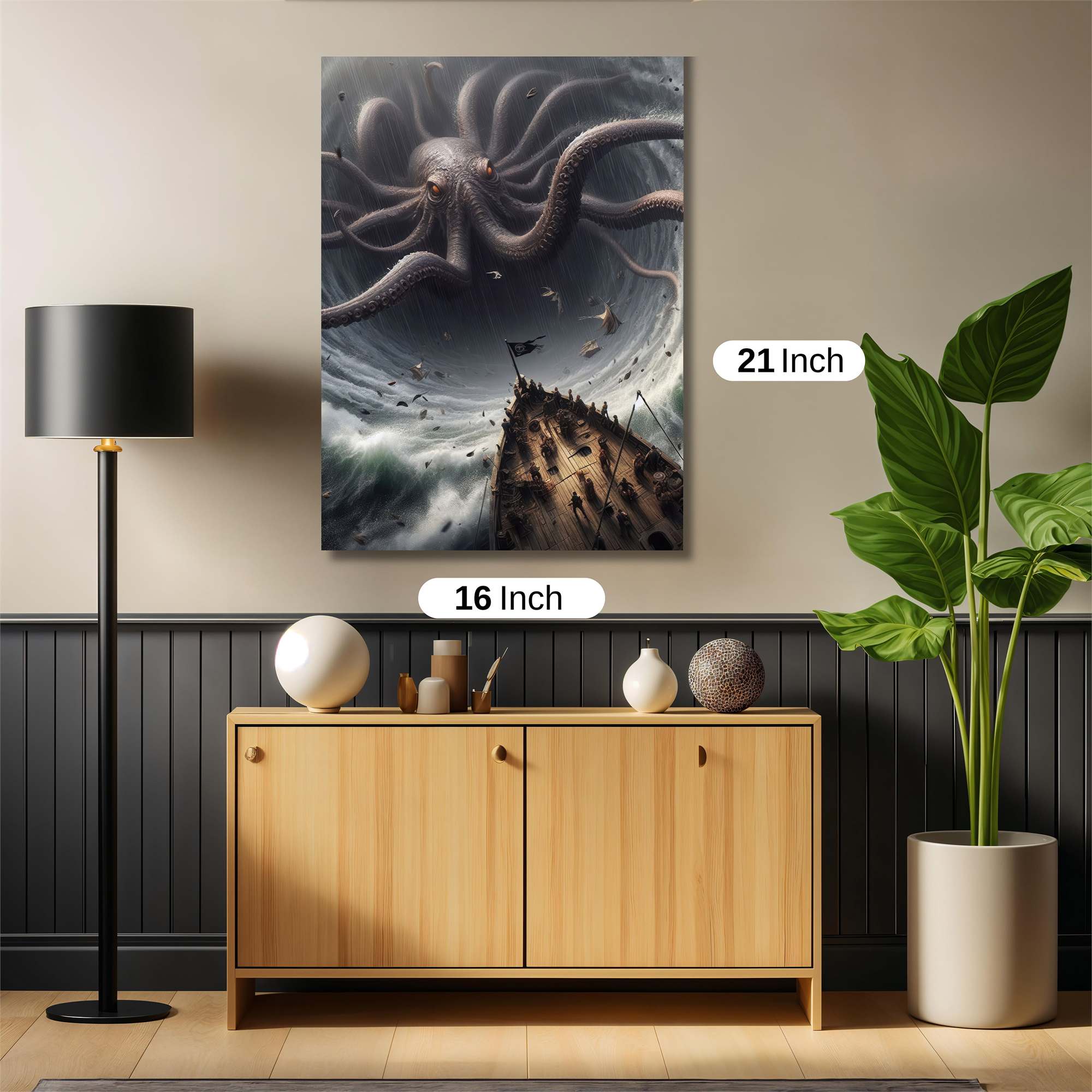 Kraken Fury Safe Wall Magnetic / M