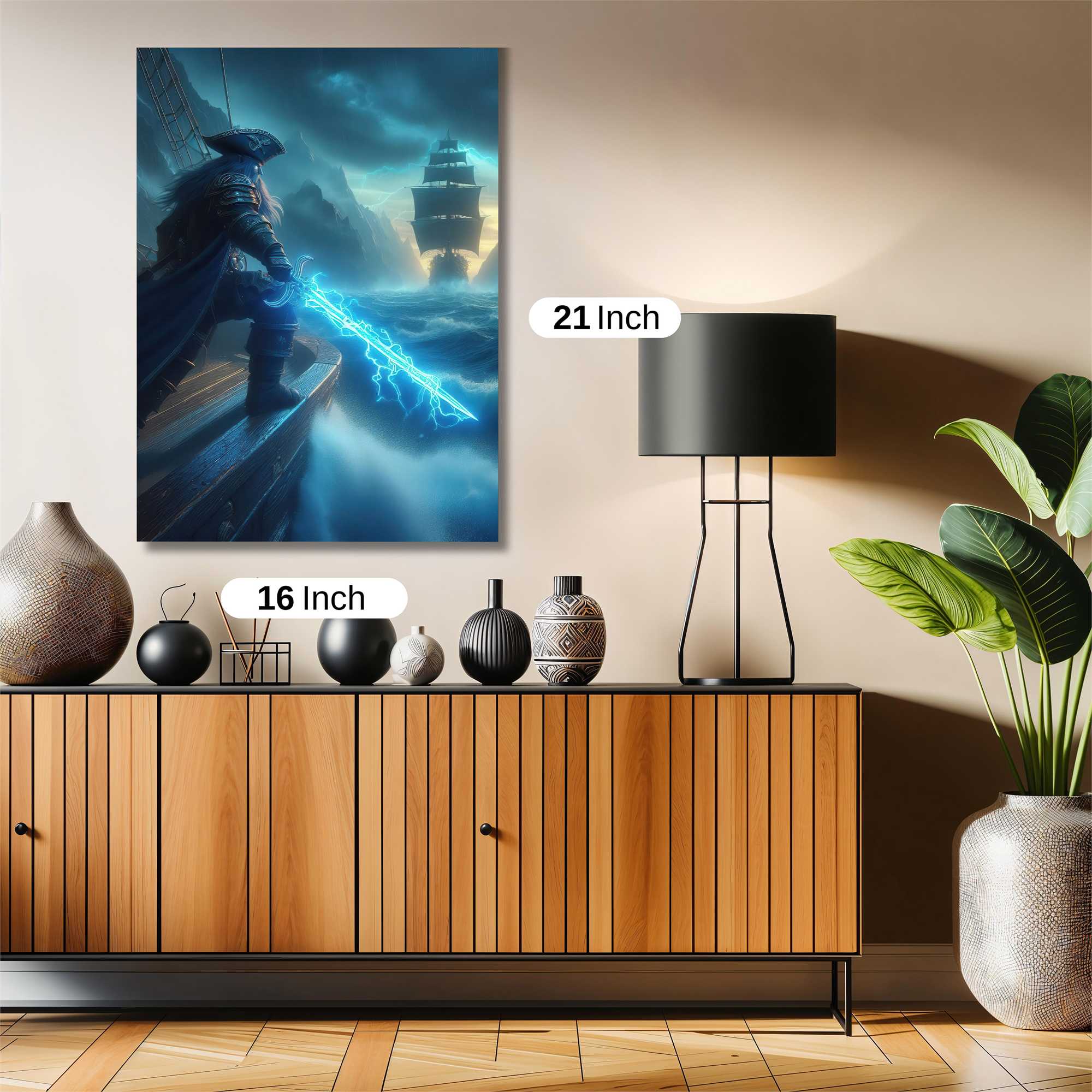 Pirate Tempest Safe Wall Magnetic / M