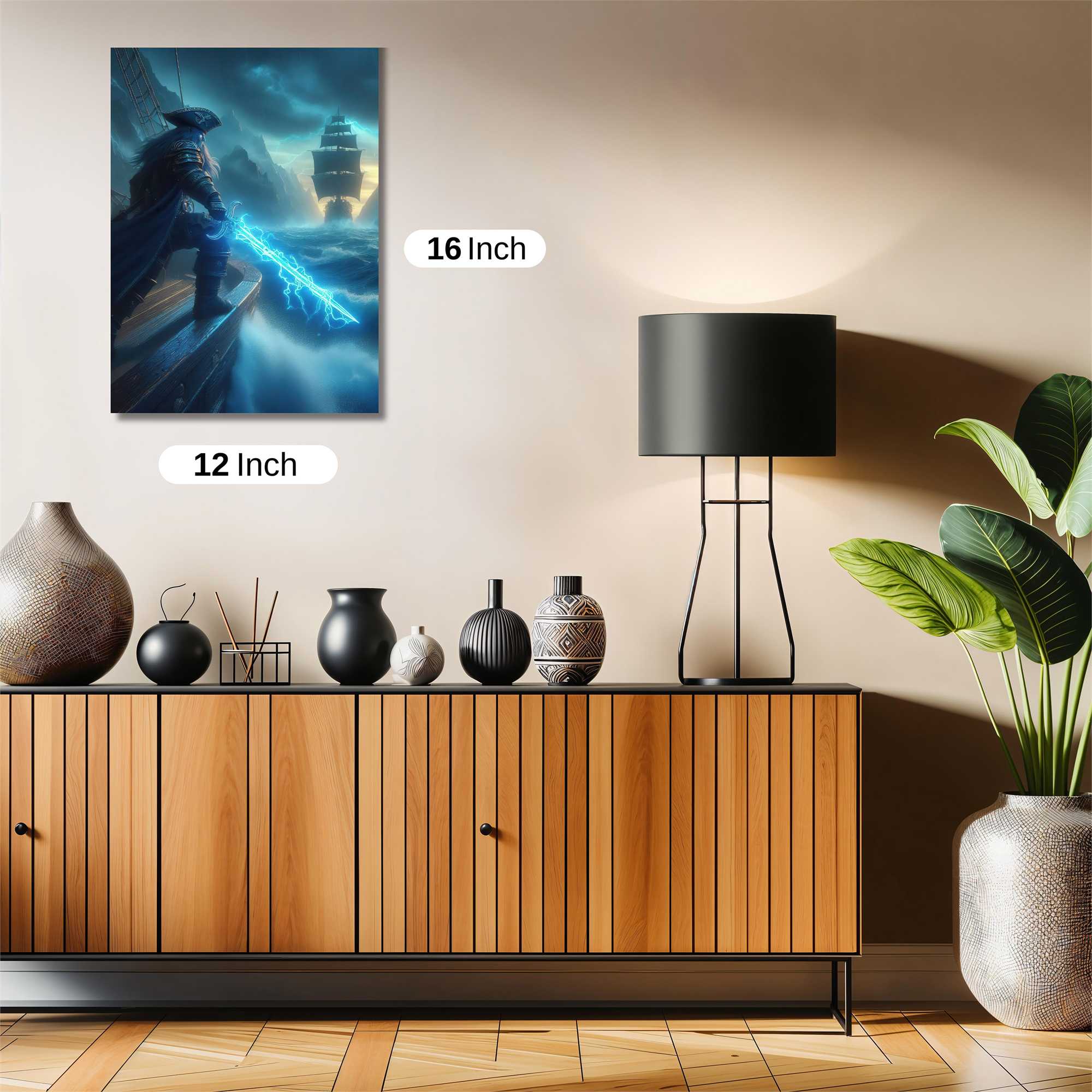 Pirate Tempest Safe Wall Magnetic / M