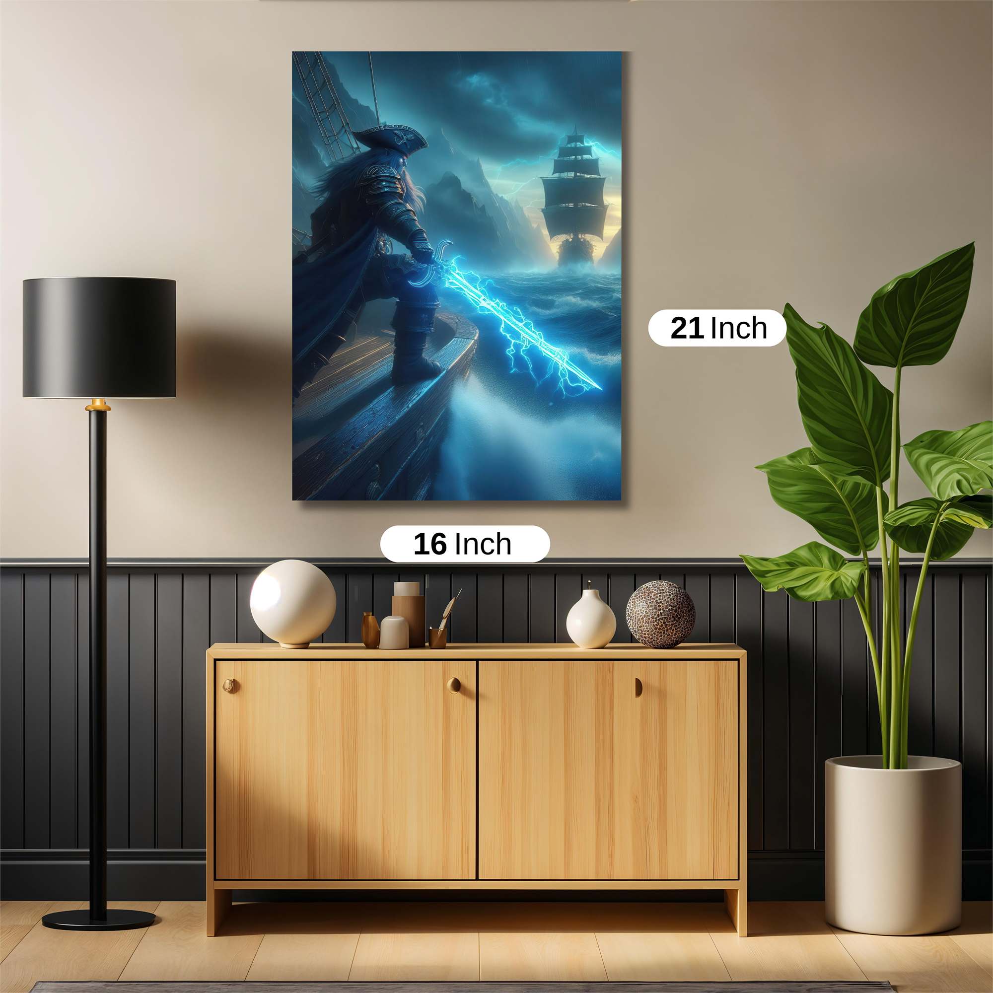 Pirate Tempest Safe Wall Magnetic / M