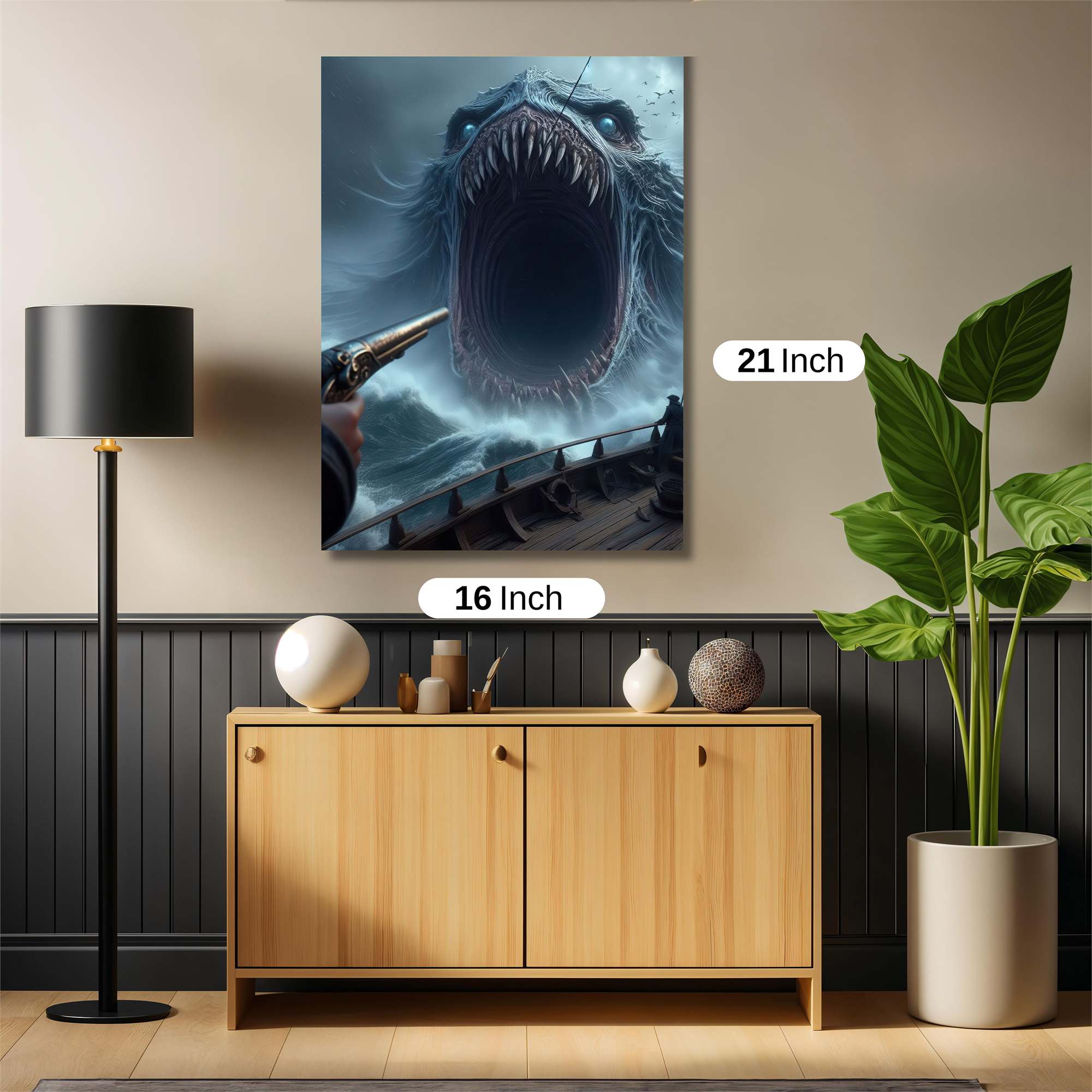 Kraken Menace Safe Wall Magnetic / M