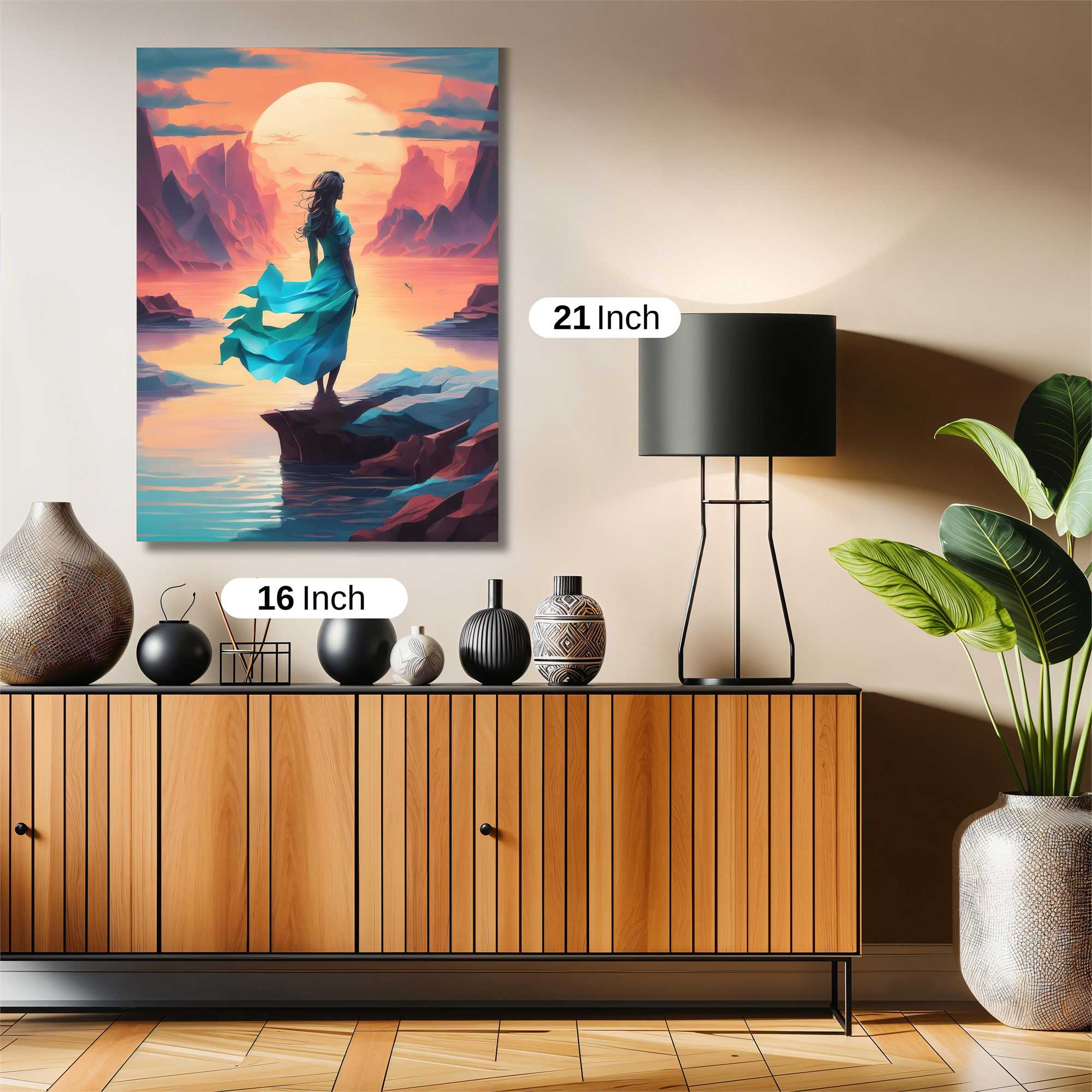 Sunset Serenity Safe Wall Magnetic / M