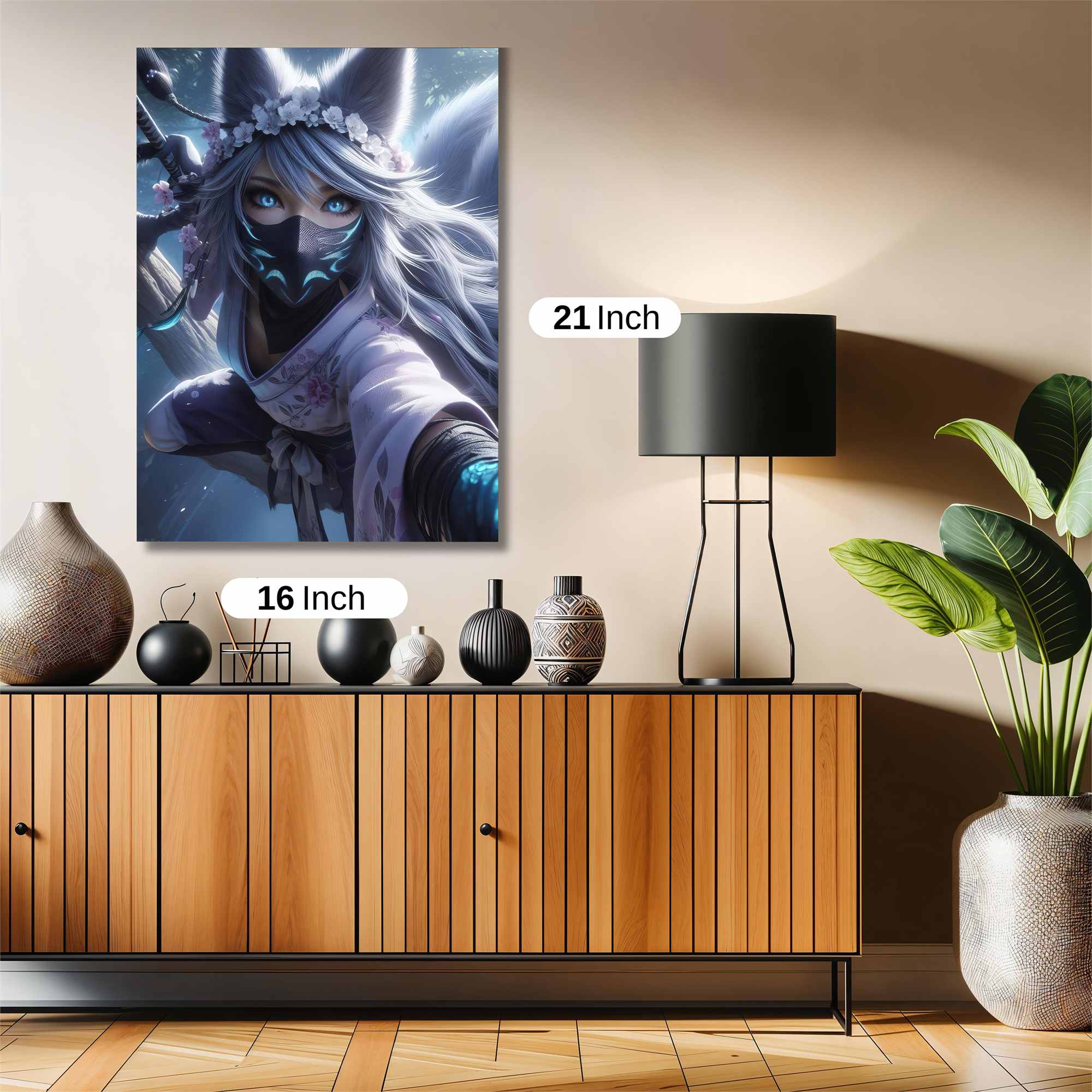 Fox Ninja Safe Wall Magnetic / M