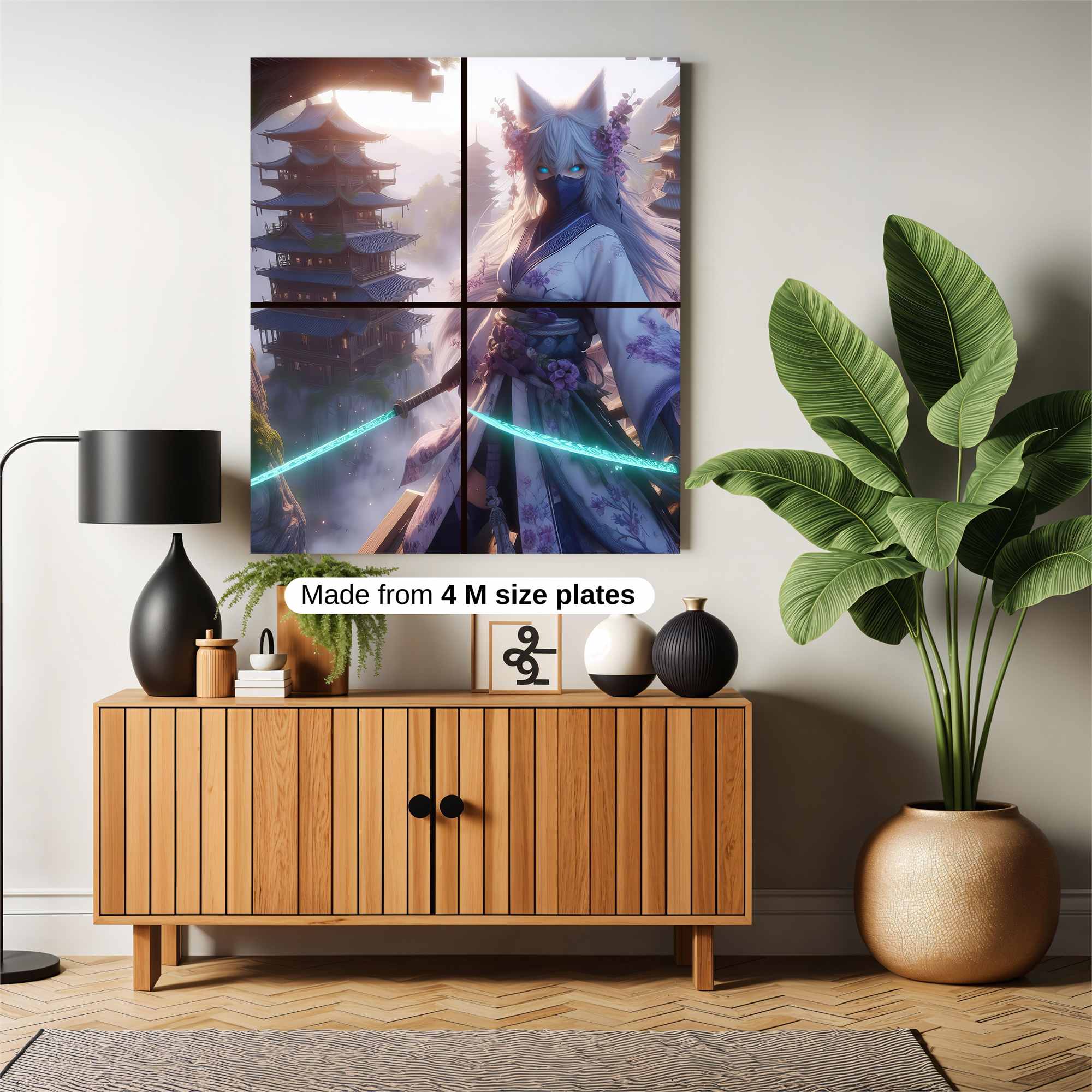 Kitsune Serenity Safe Wall Magnetic / M