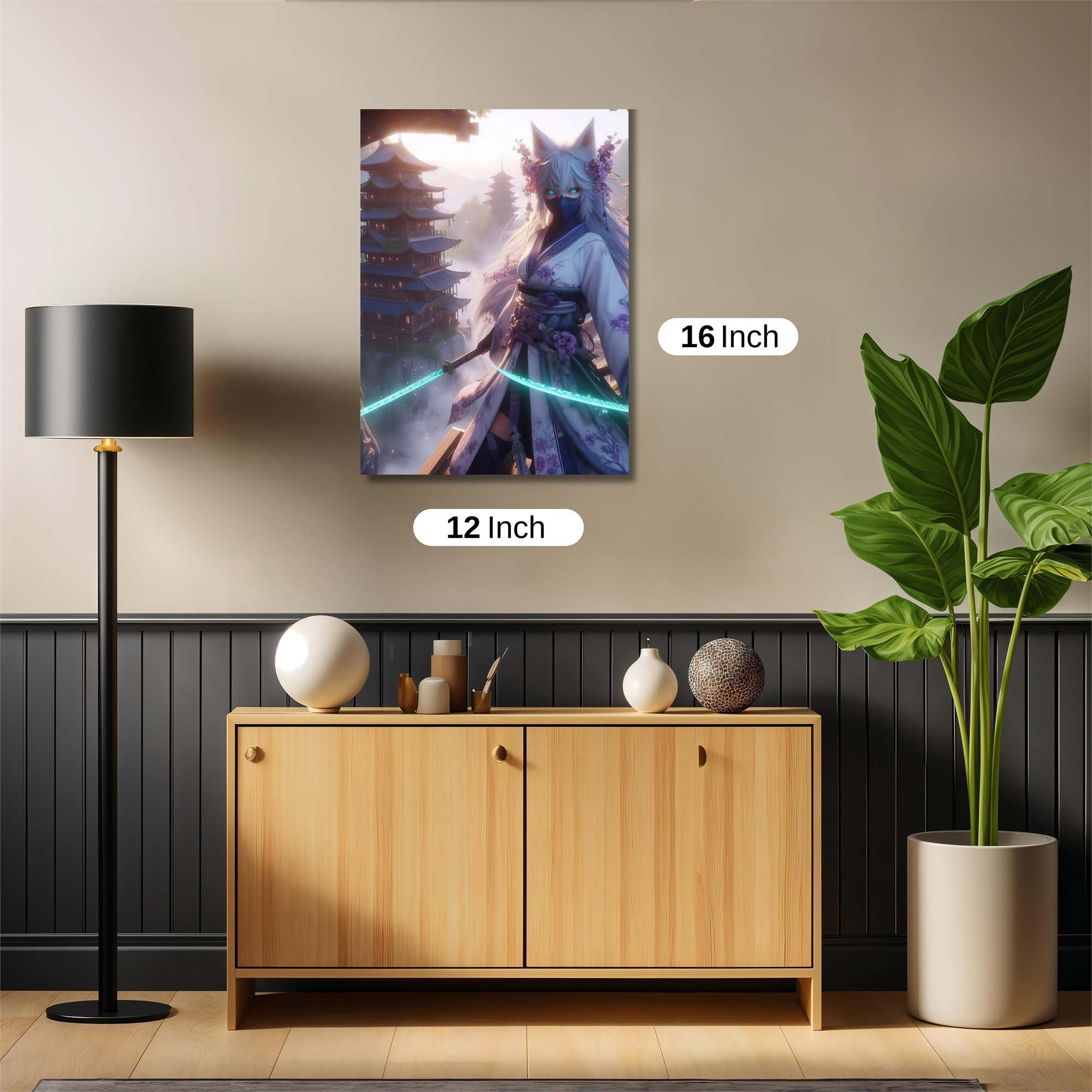 Kitsune Serenity Safe Wall Magnetic / M
