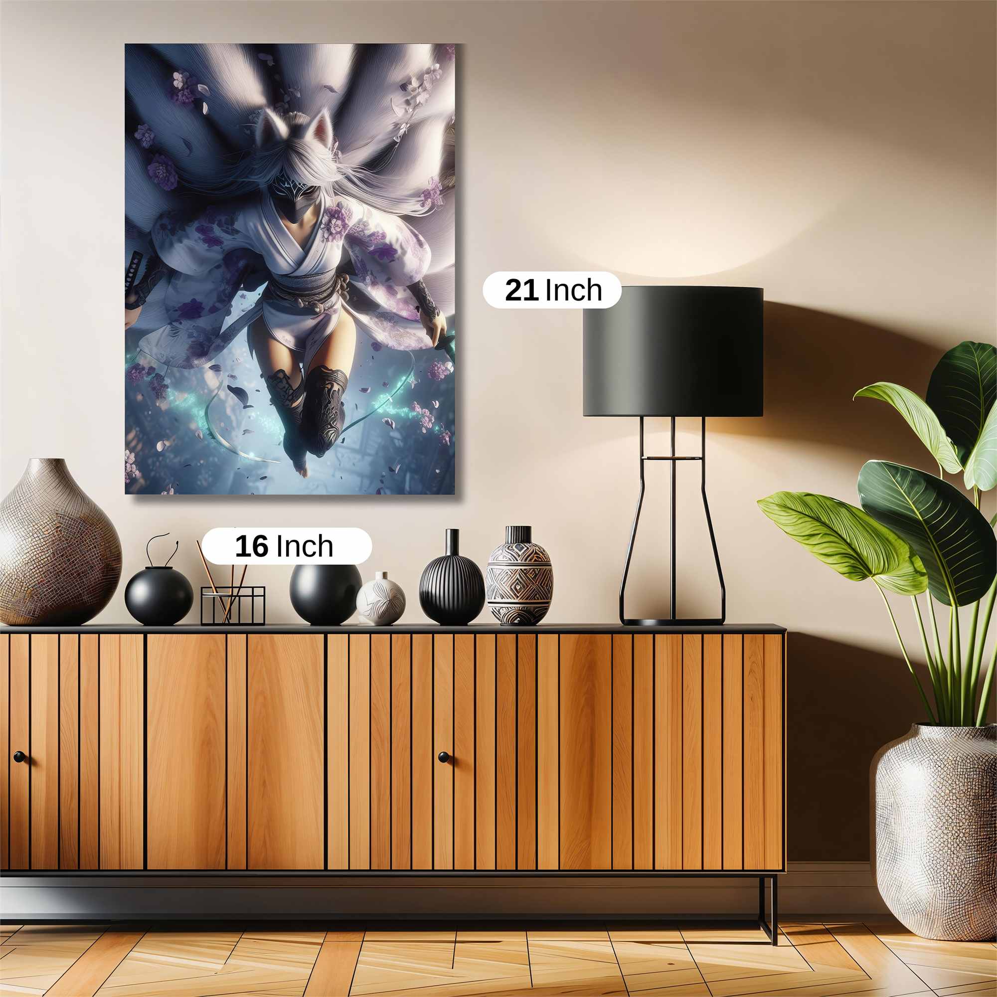 Kitsune Serenity Safe Wall Magnetic / M