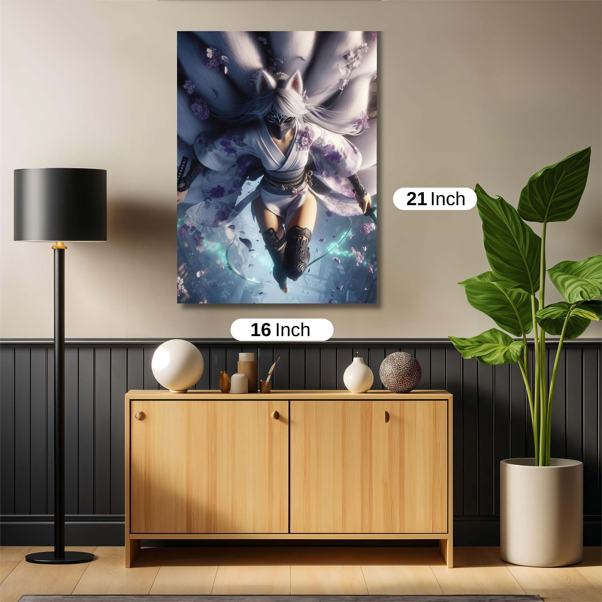 Kitsune Serenity Safe Wall Magnetic / M