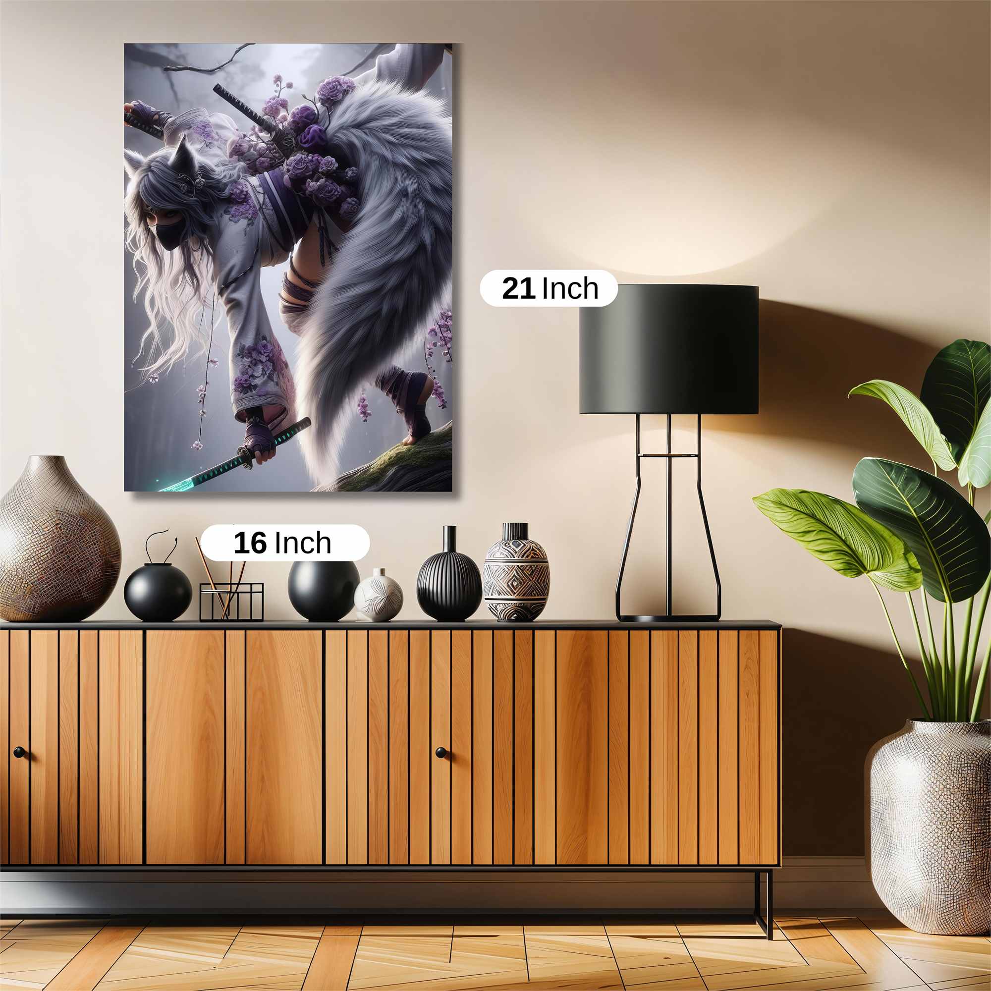 Wolf Ninja Safe Wall Magnetic / M