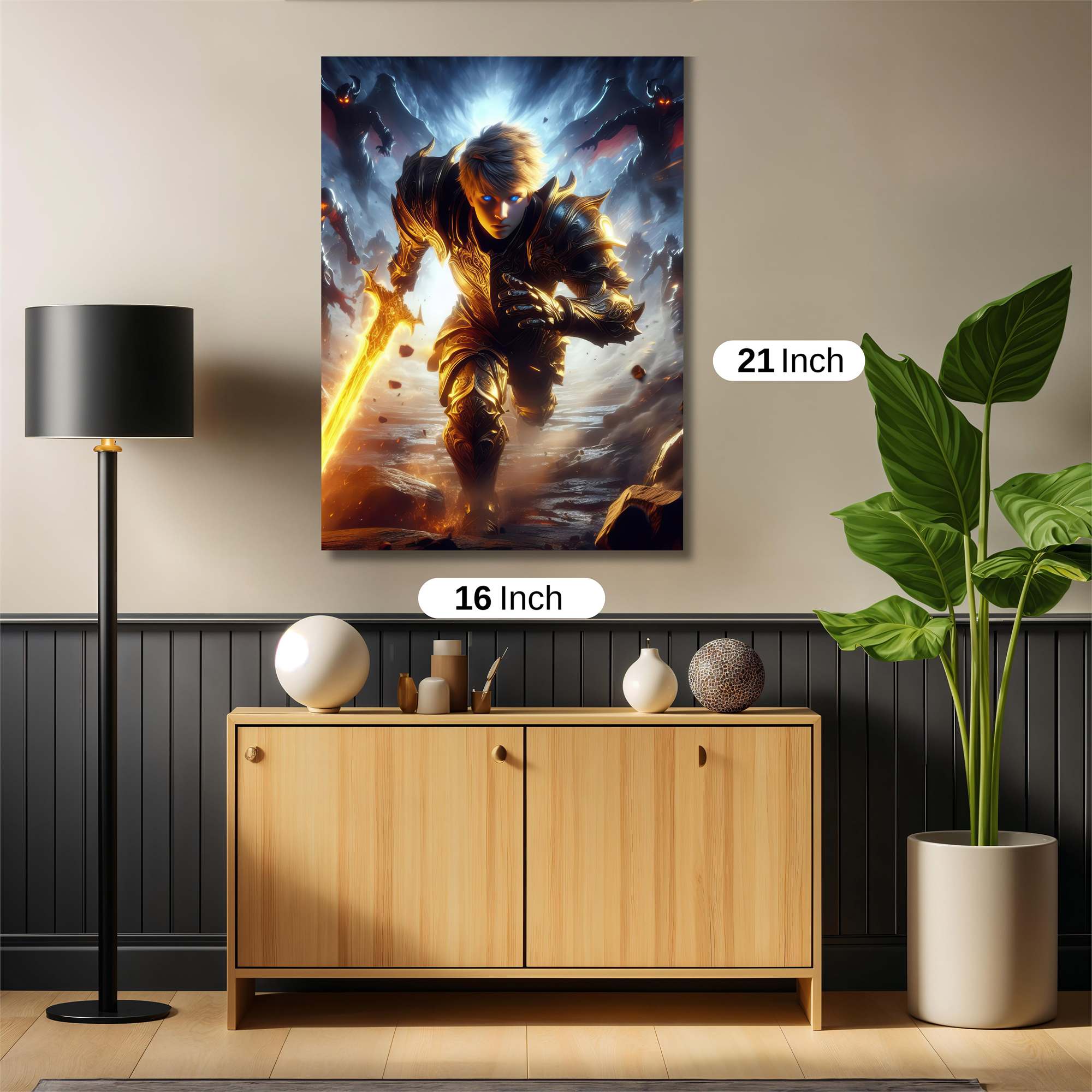 Knight Valiant Safe Wall Magnetic / M