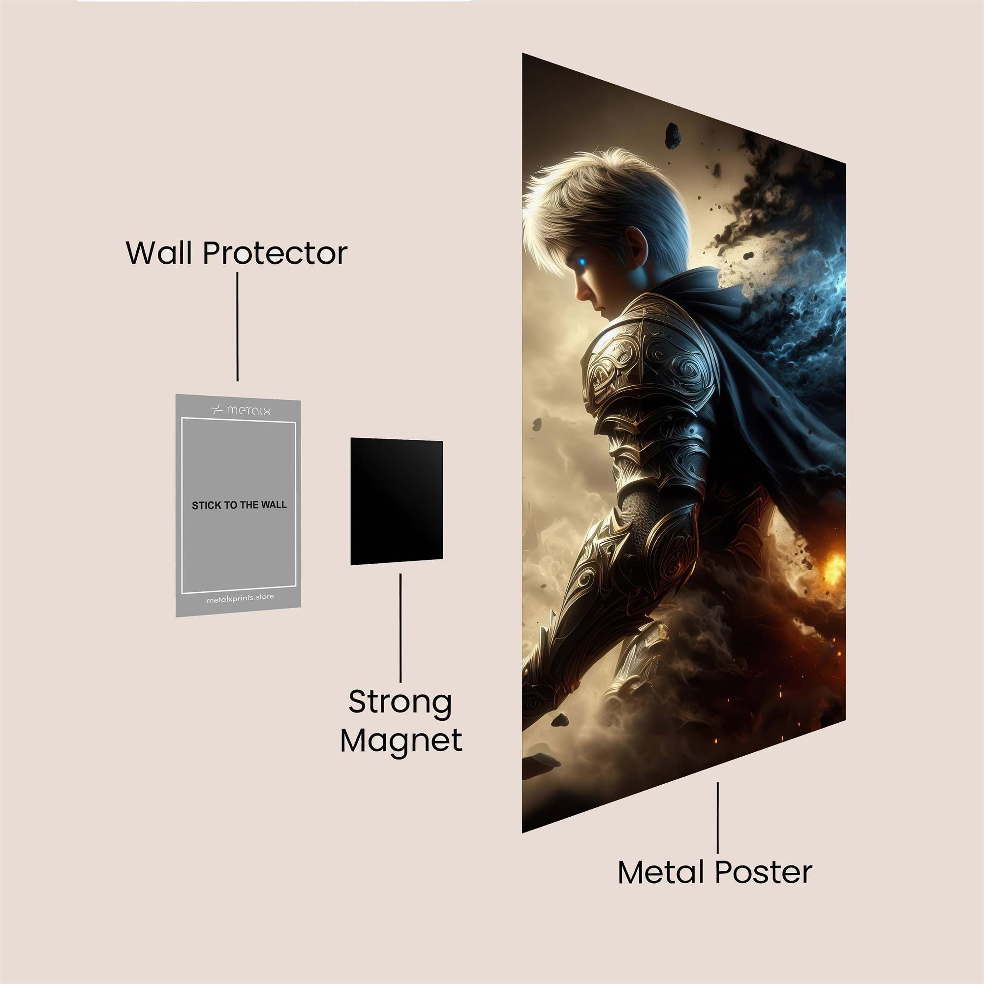 Knight Tempest Safe Wall Magnetic / M