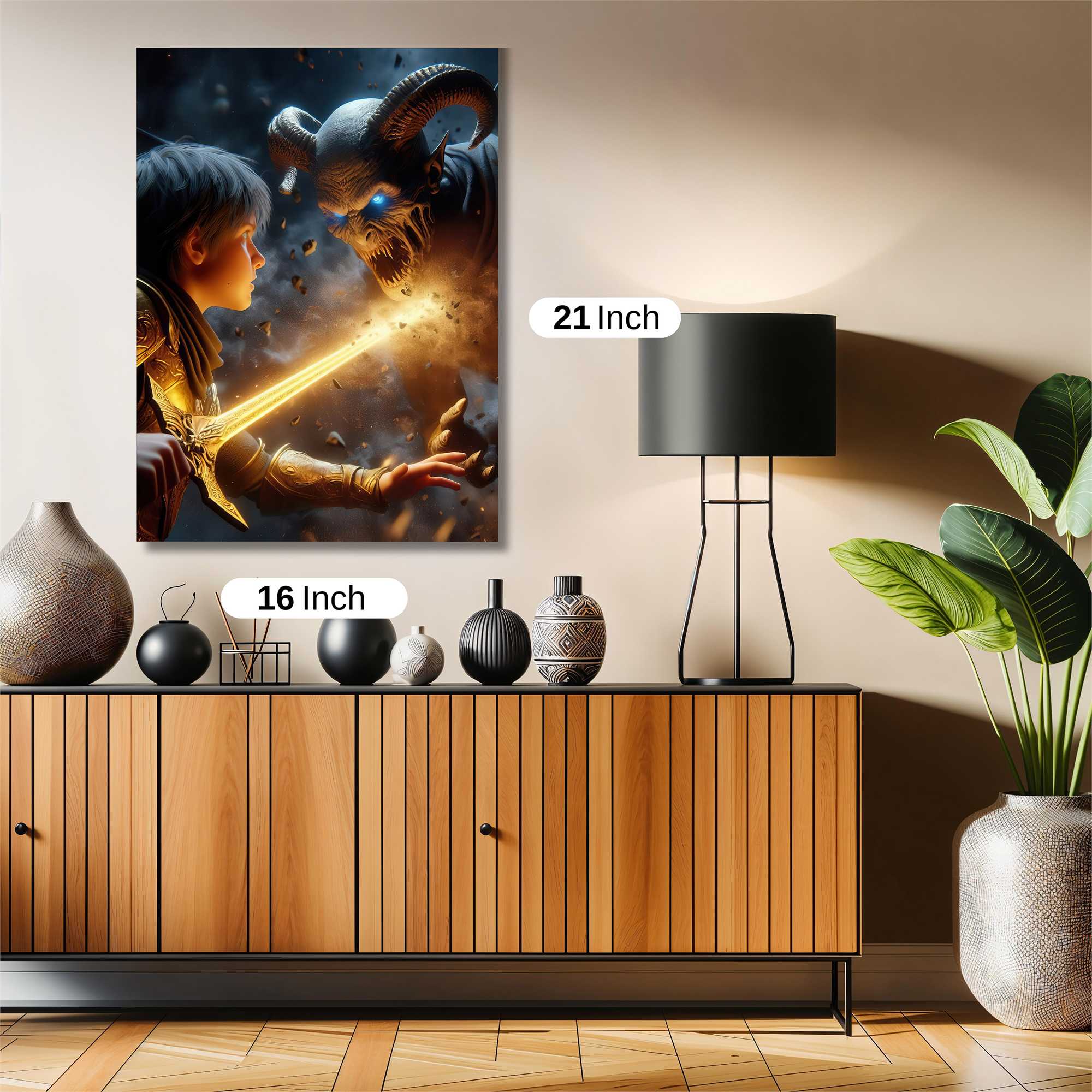 Demon Clash Safe Wall Magnetic / M