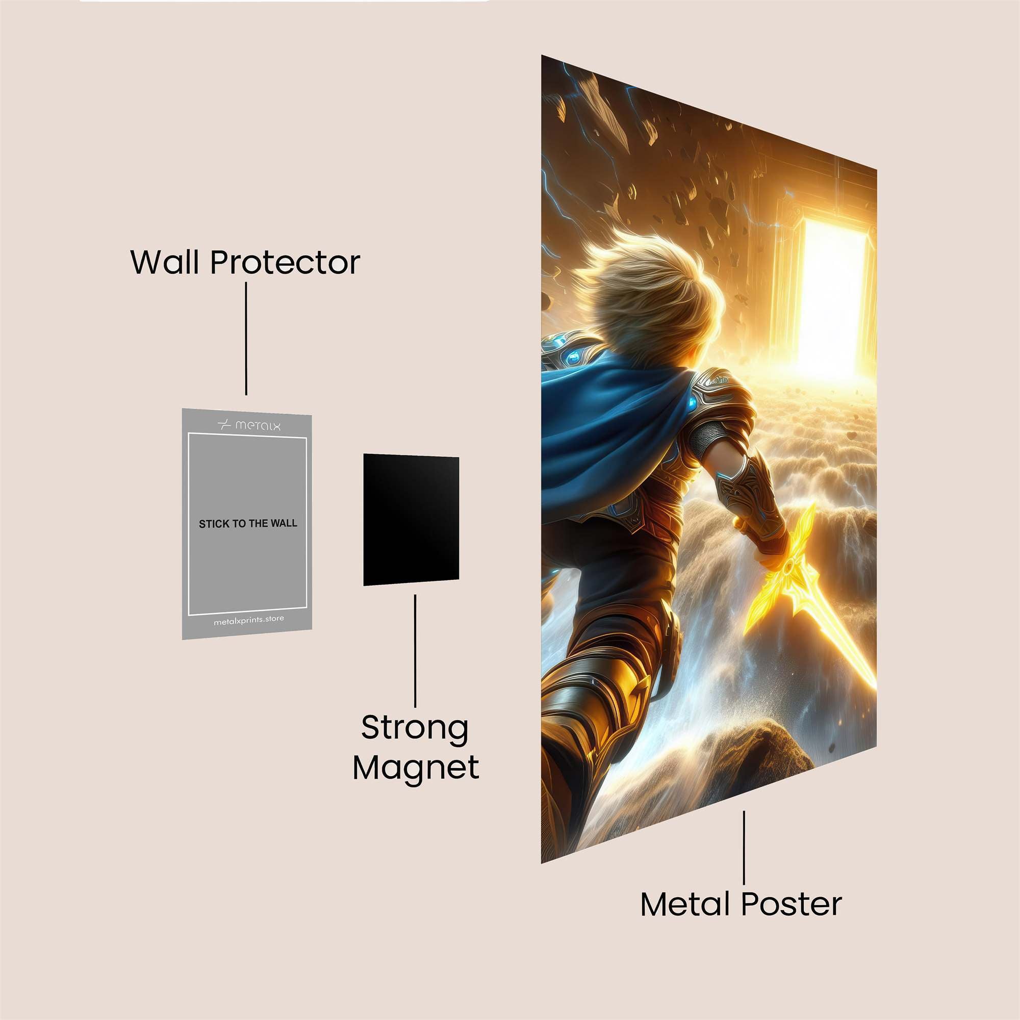 Heroic Ascent Safe Wall Magnetic / M