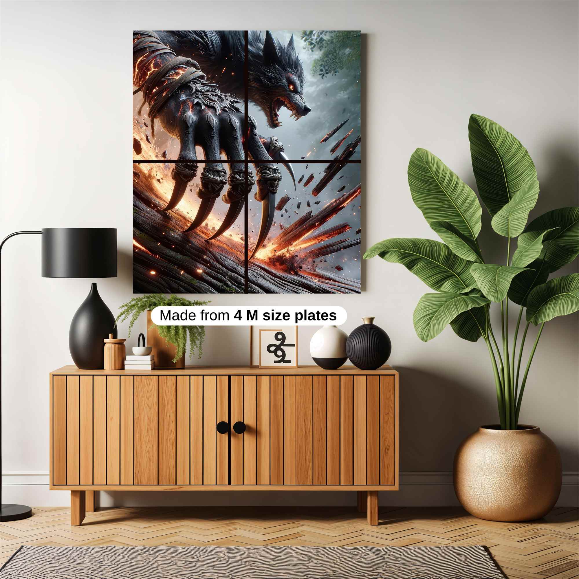 Werewolf Fury Safe Wall Magnetic / M