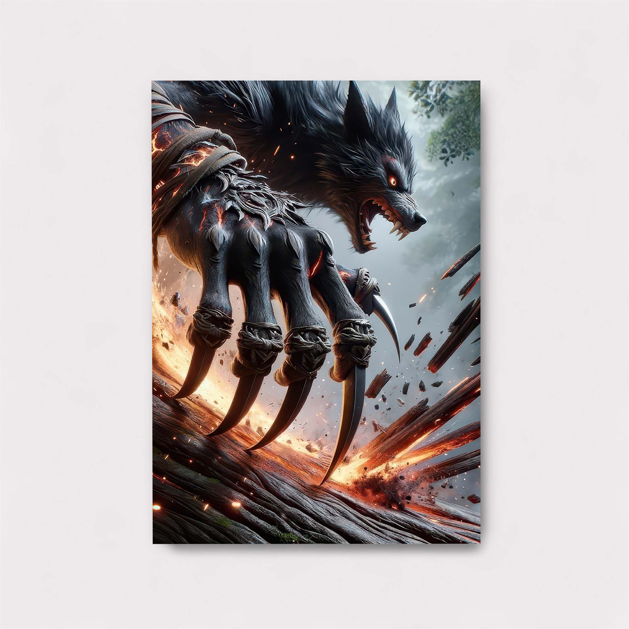 Werewolf Fury Safe Wall Magnetic / M