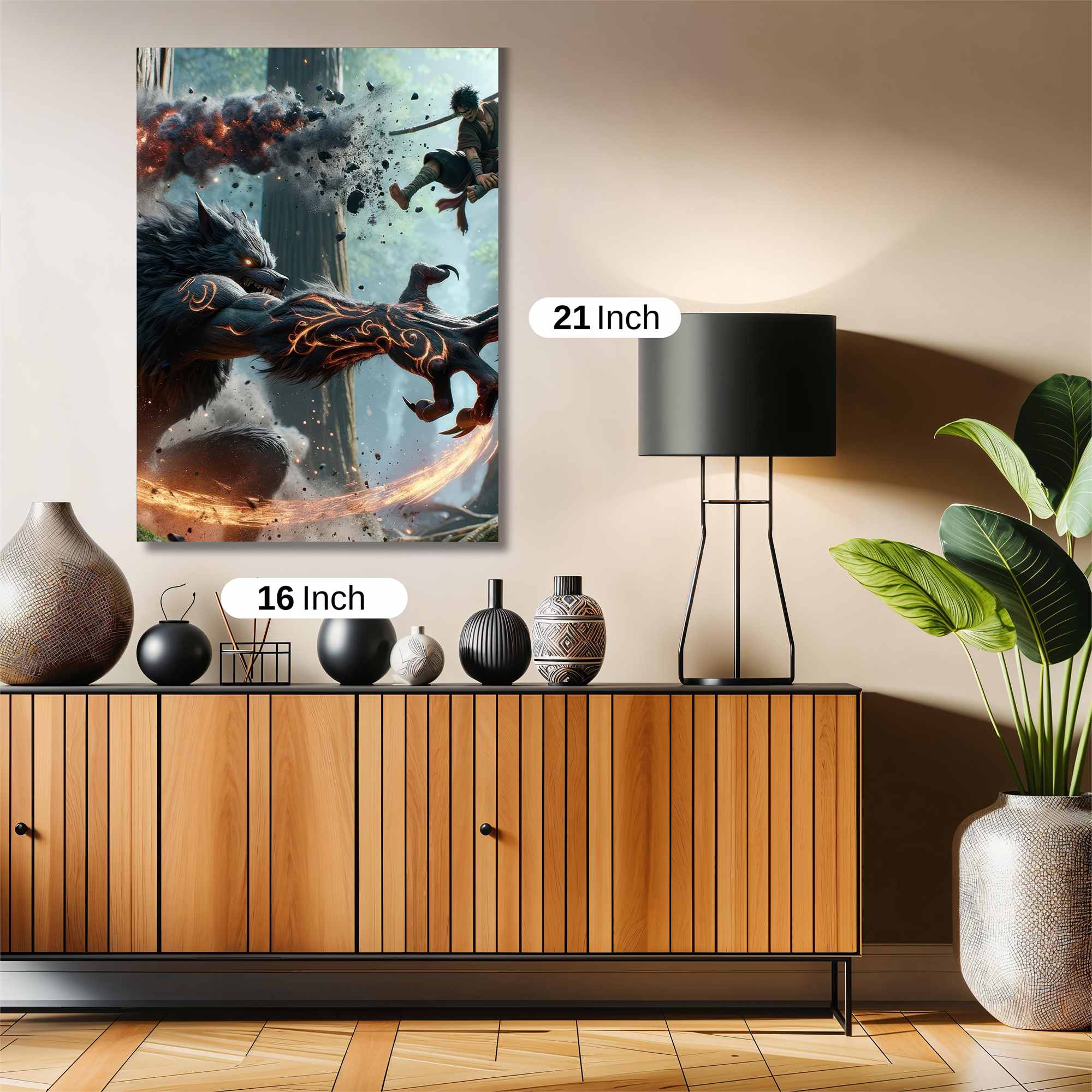 Wolf Warrior Safe Wall Magnetic / M