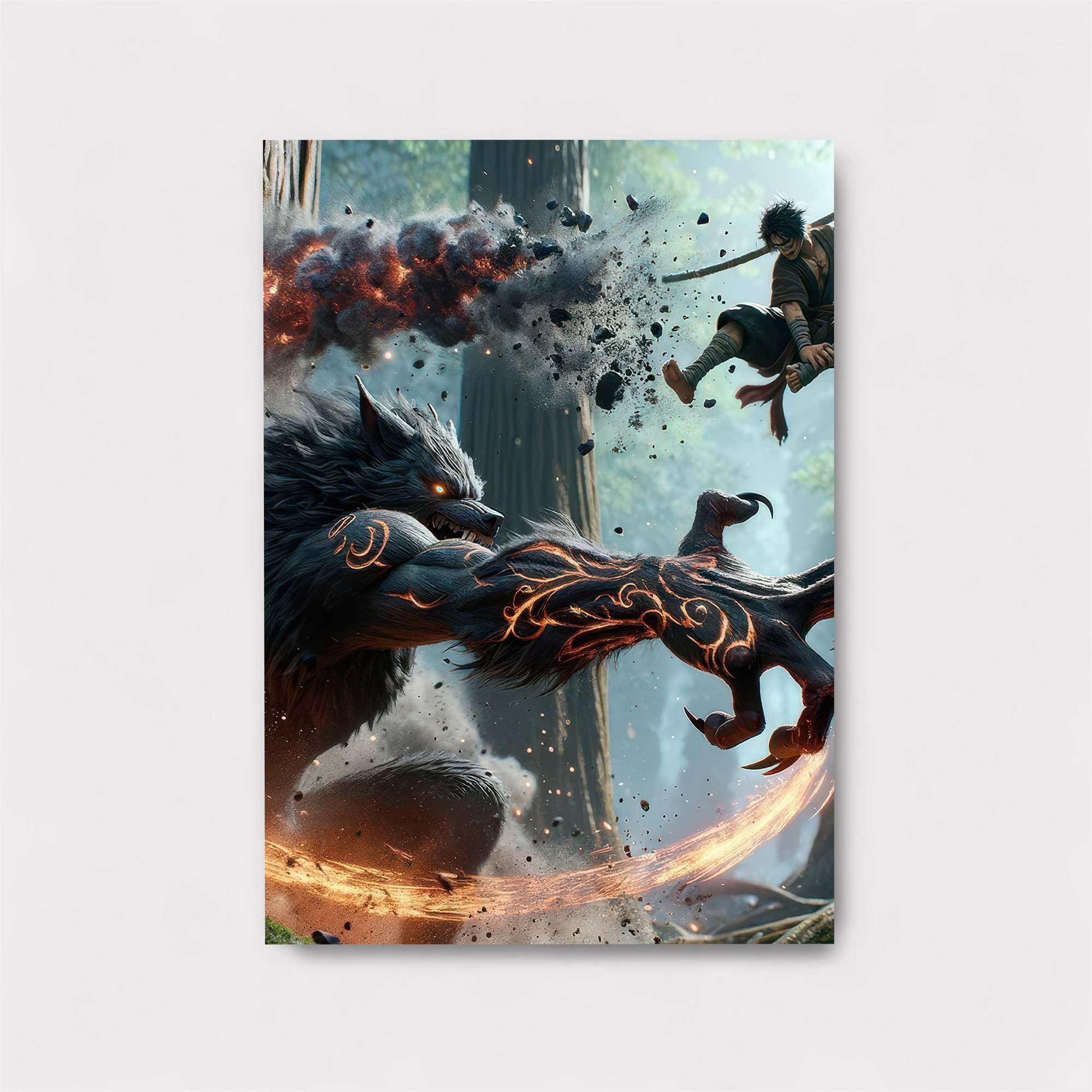 Wolf Warrior Safe Wall Magnetic / M