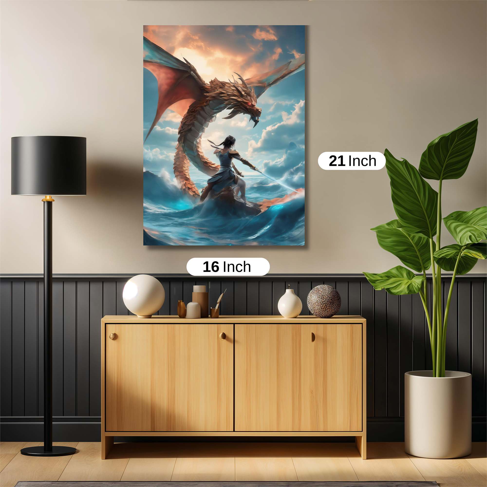 Dragon Serenity Safe Wall Magnetic / M