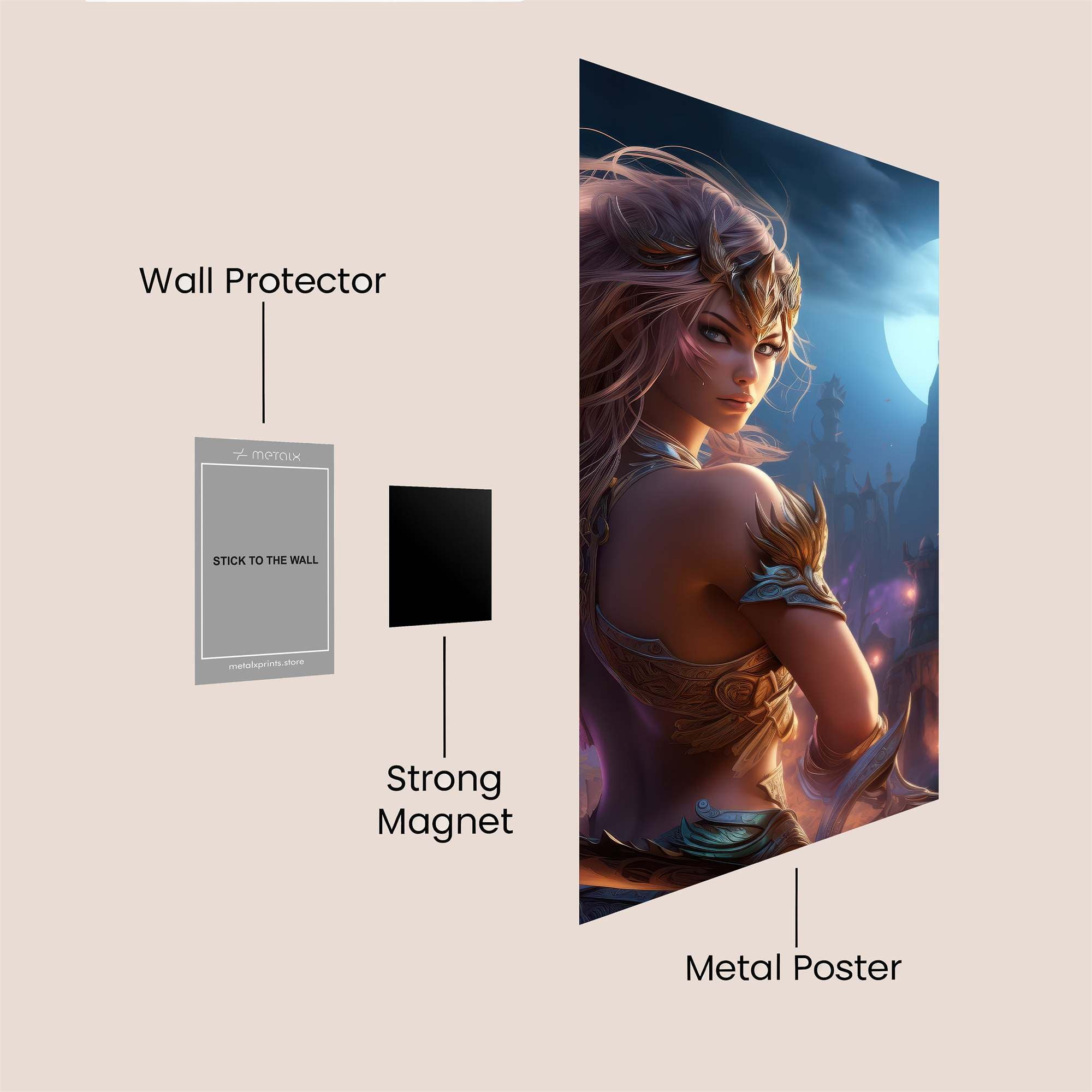 Moonlit Majesty Safe Wall Magnetic / M